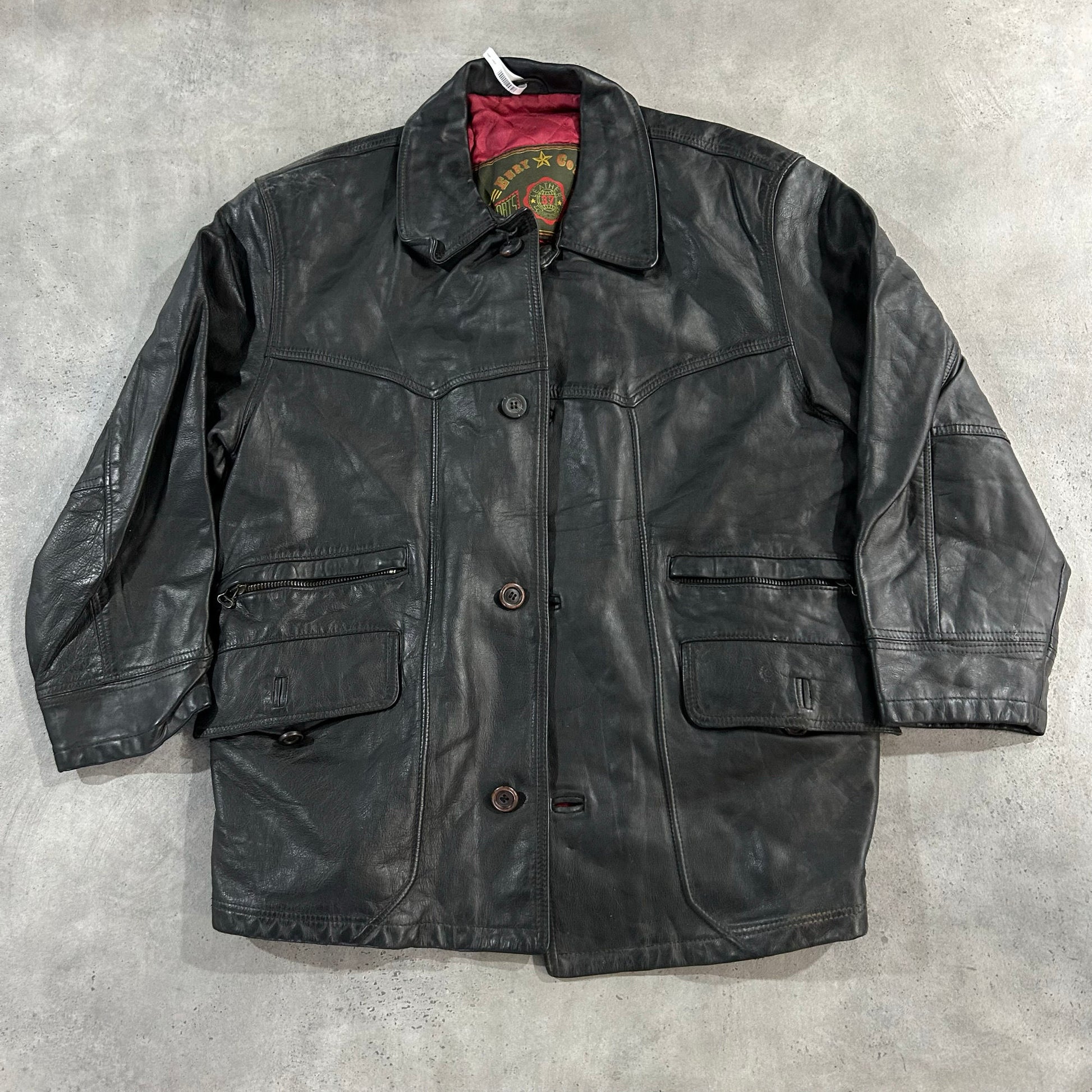 Vintage 70s-90s Retro Mid-Length Leather Jackets