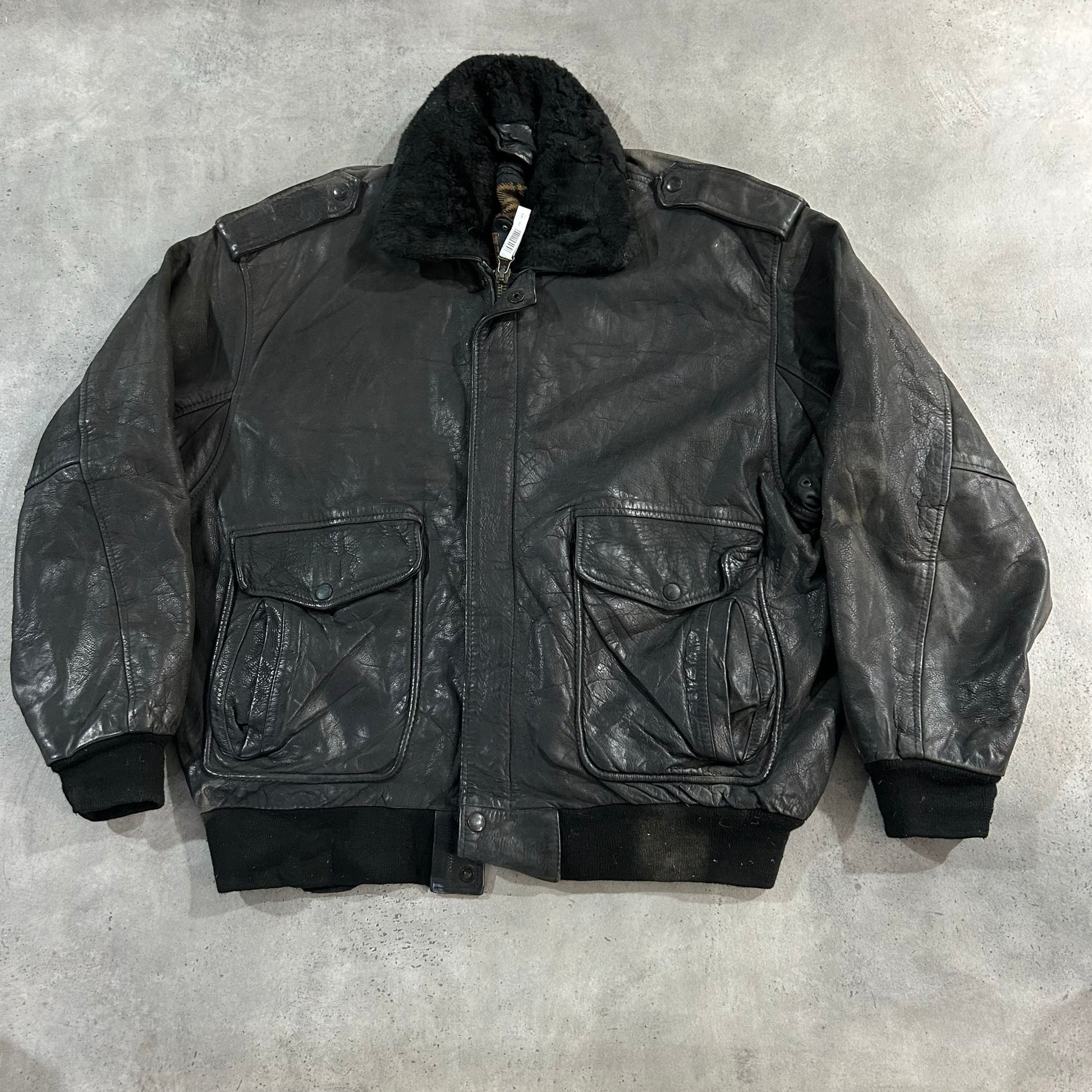 Vintage 70s-90s Military Flight Leather Jackets