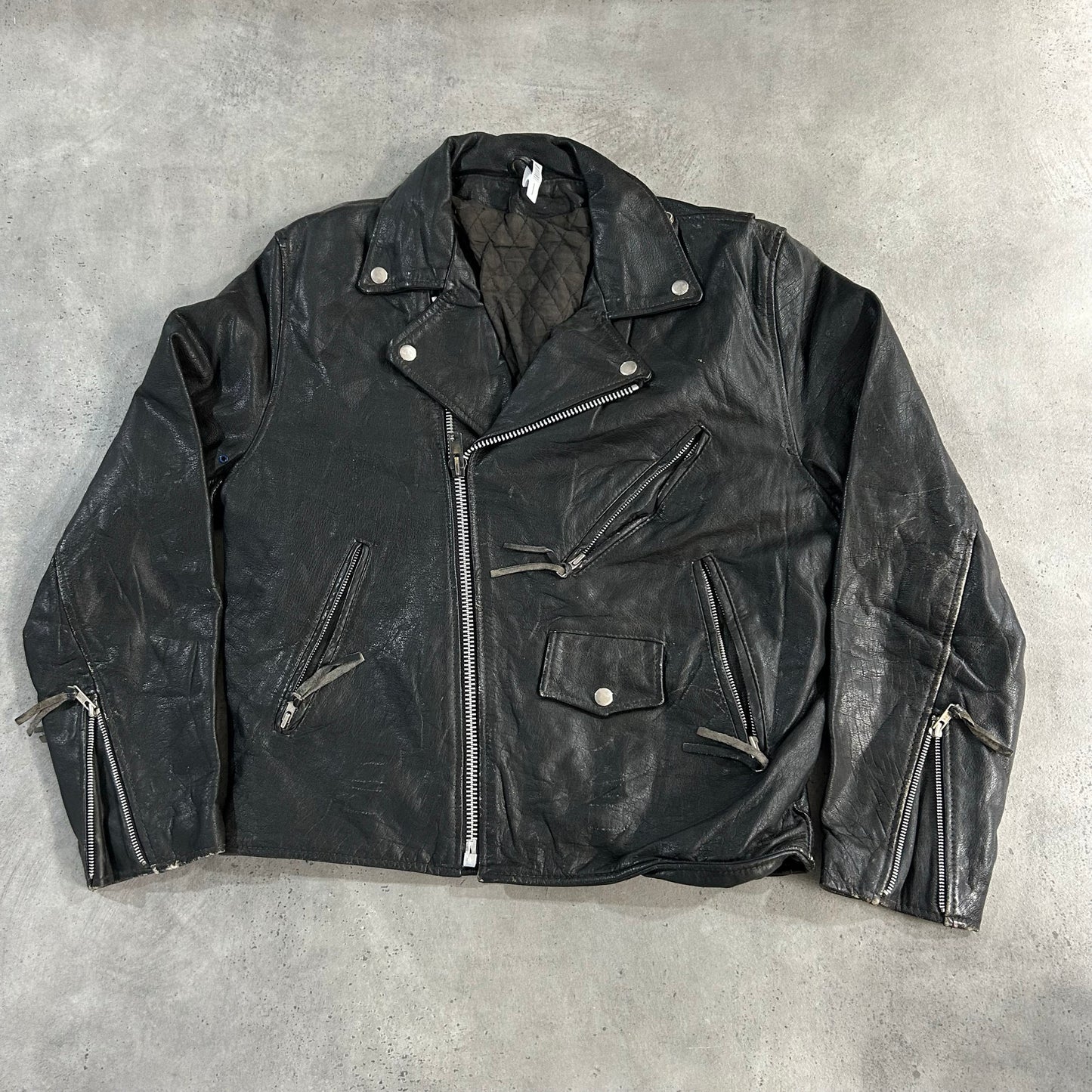 Vintage Retro Double Rider Leather Jackets