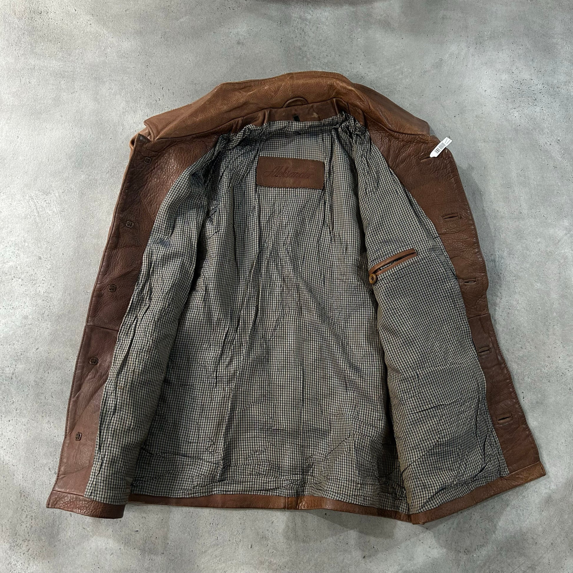 Vintage Retro Mid-Length Leather Jackets