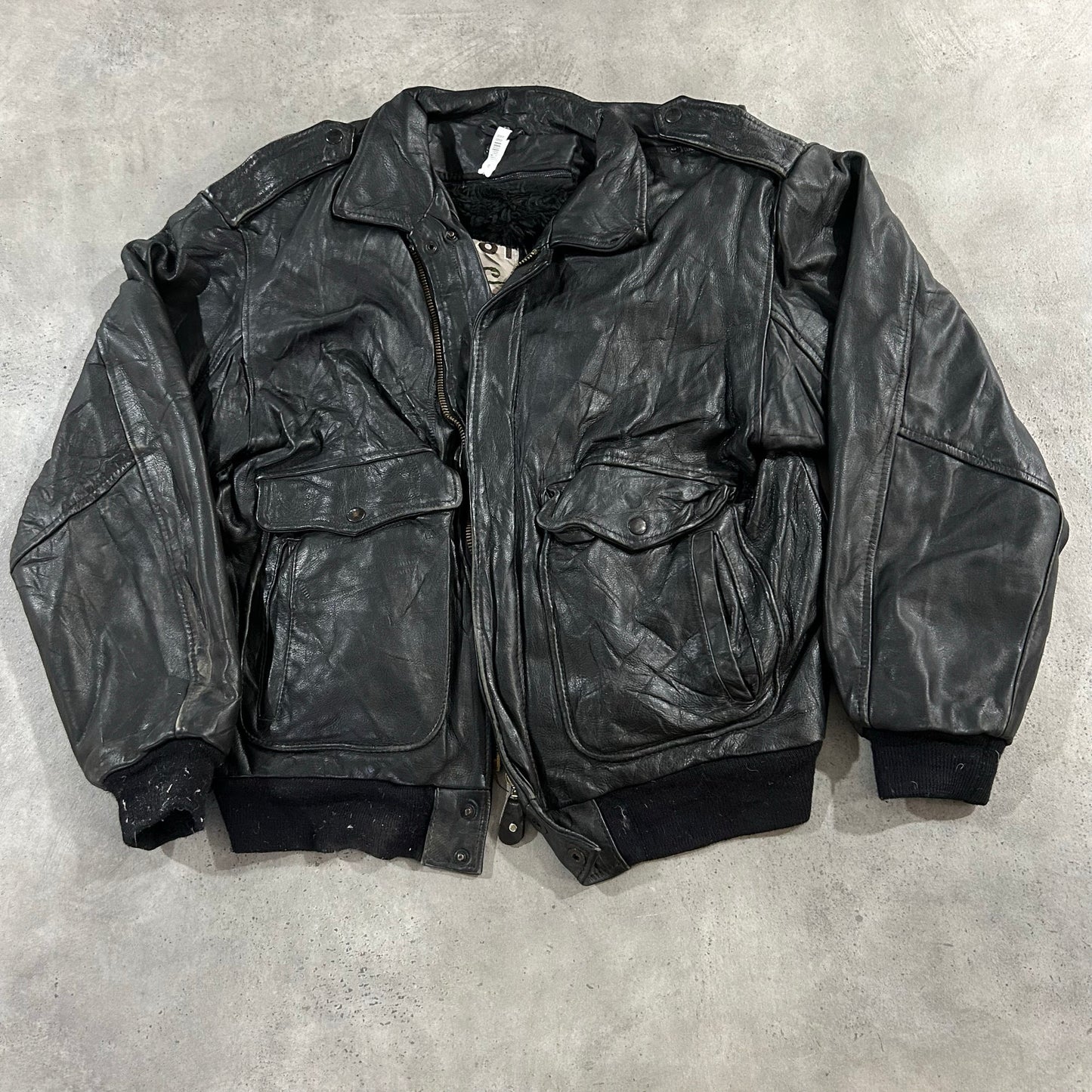 Vintage Military Flight Leather Jackets