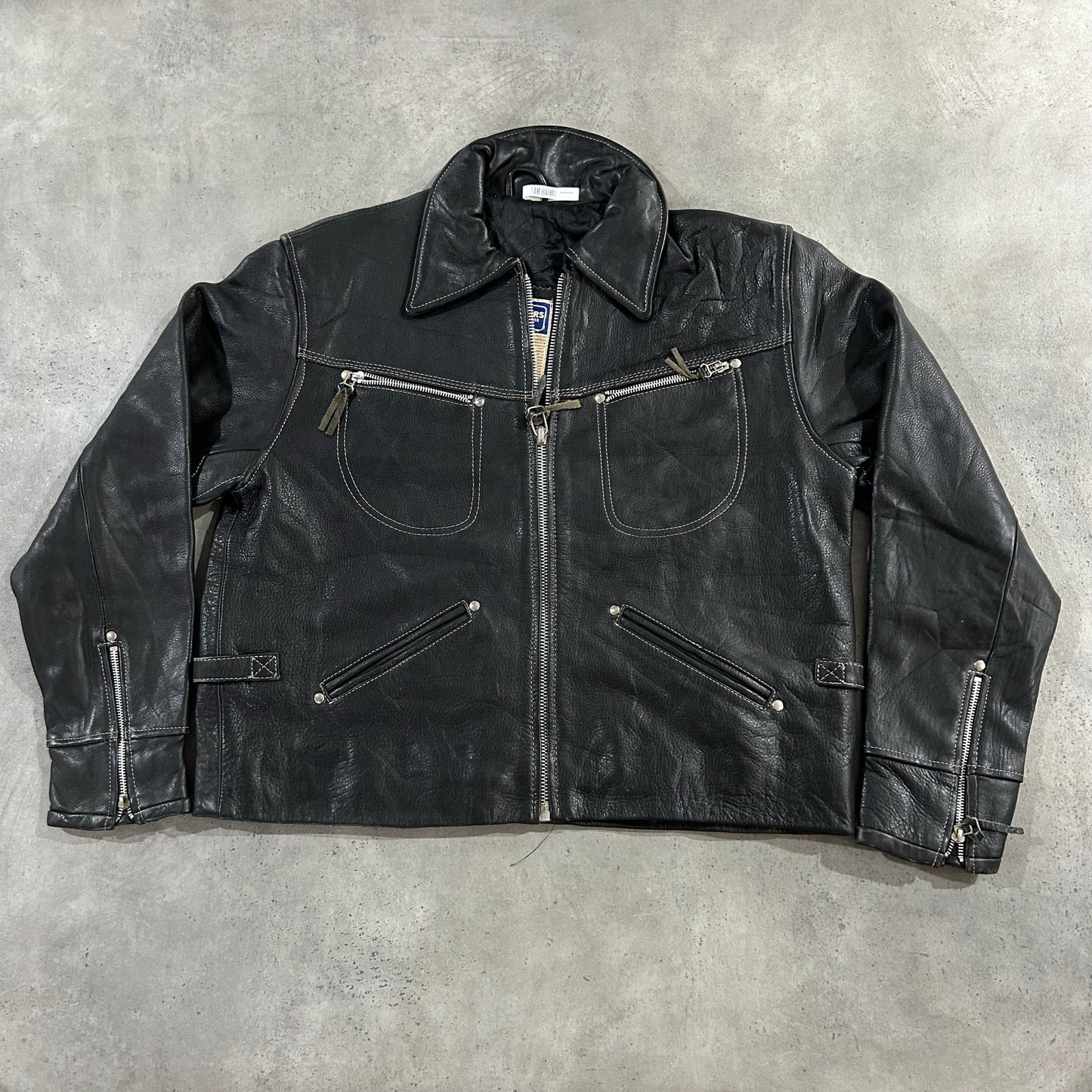 Vintage 70s-90s France Retro Leather Jackets