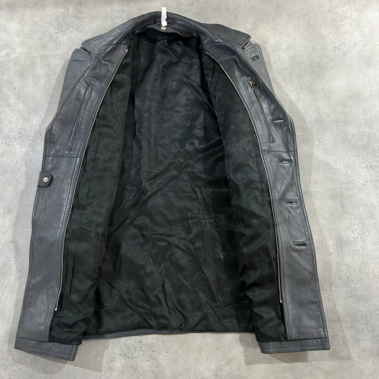 Vintage Military Mid-Length Leather Jackets