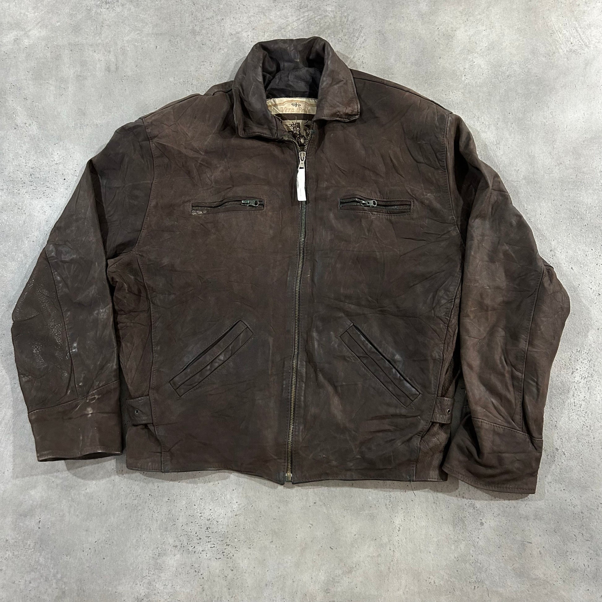 Vintage 70s-90s Italy Retro Leather Jackets