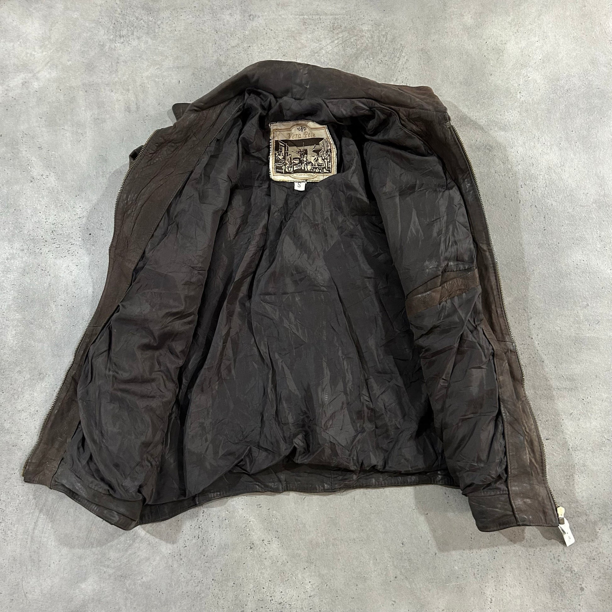 Vintage 70s-90s Italy Retro Leather Jackets