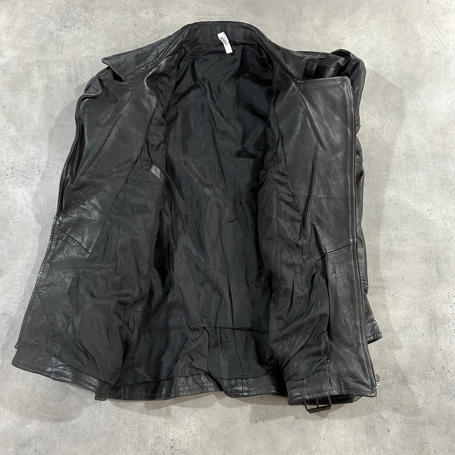 Vintage 70s-90s Germany Retro Double Rider Leather Jackets