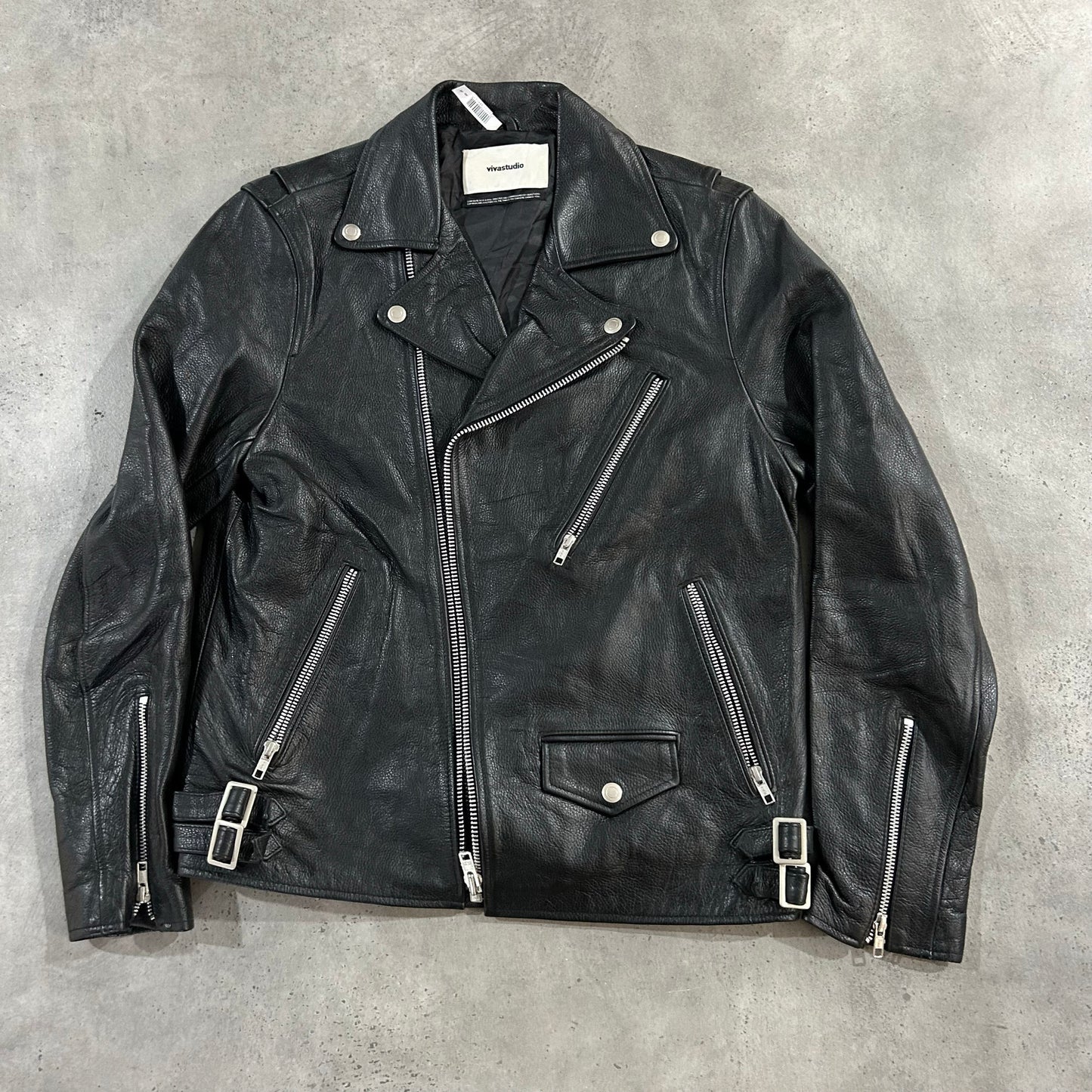 Vintage South Korea Double Rider Leather Jackets