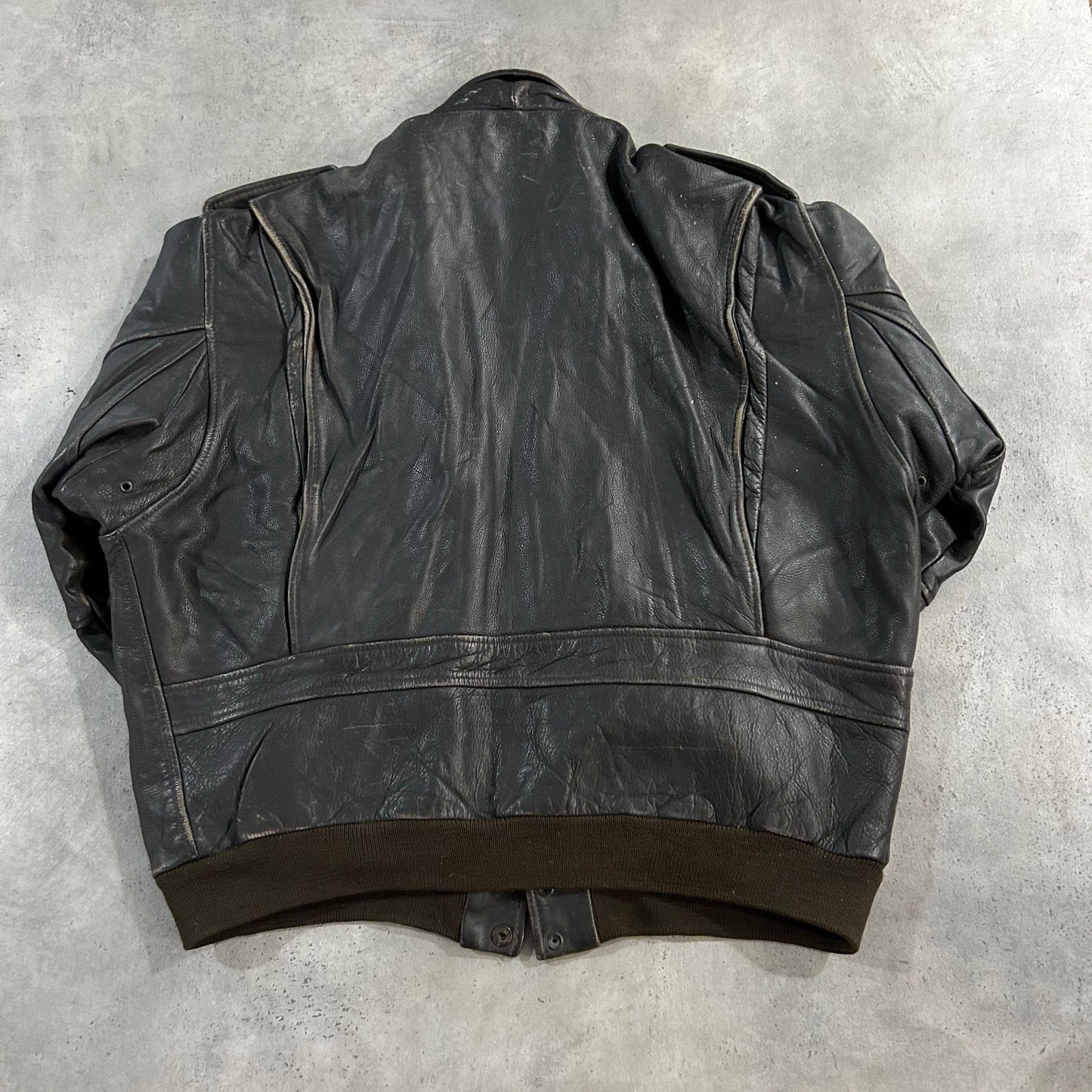 Vintage 70s-90s Military A-2 Leather Jackets