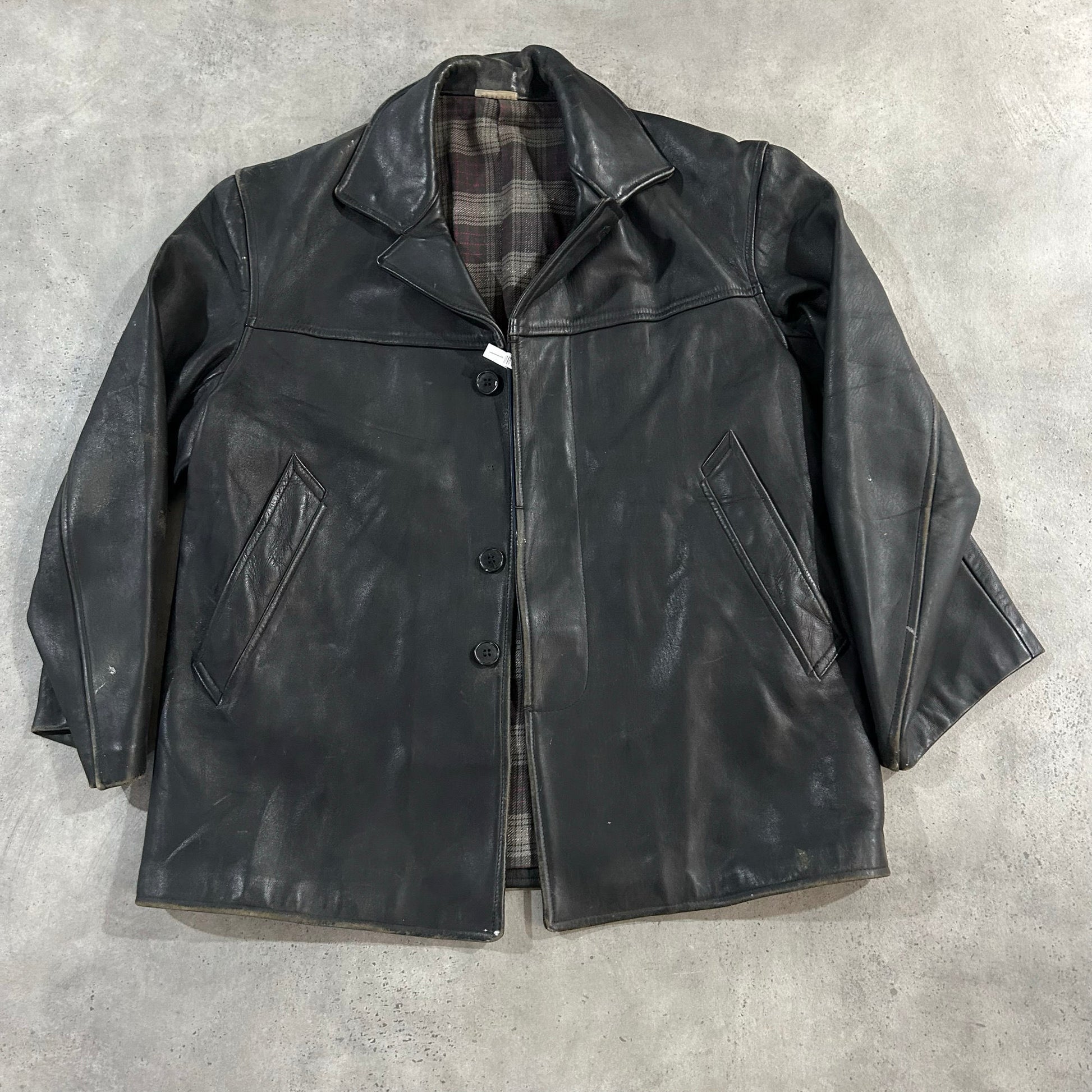 Vintage Mid-Length Leather Jackets
