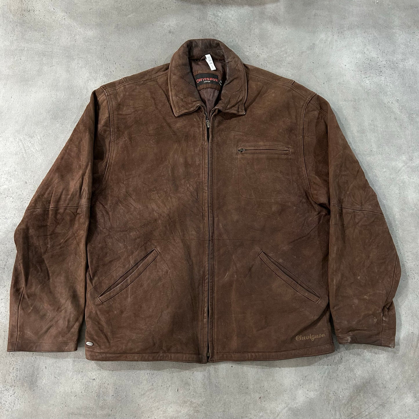 Vintage Chevignon Retro Leather Jackets