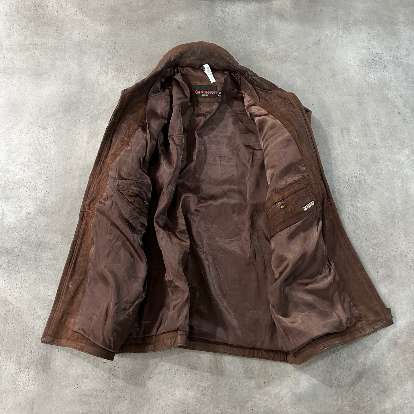 Vintage Chevignon Retro Leather Jackets
