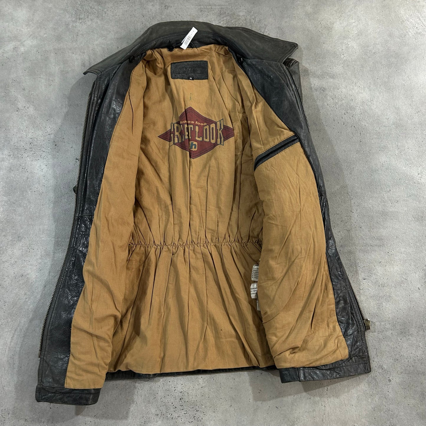 Vintage Retro Mid-Length Leather Jackets