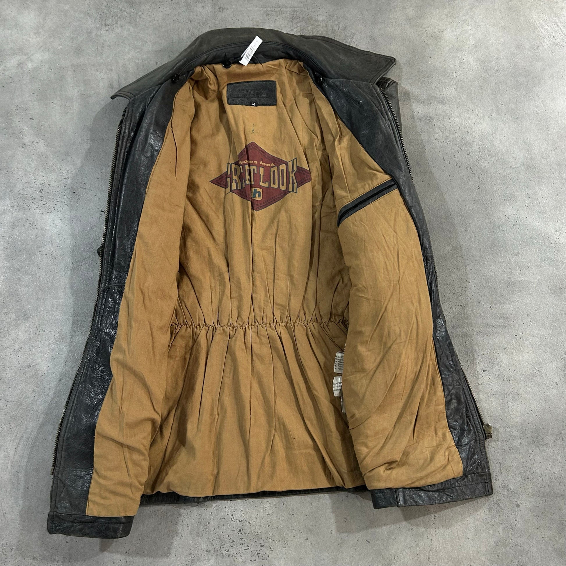 Vintage Retro Mid-Length Leather Jackets