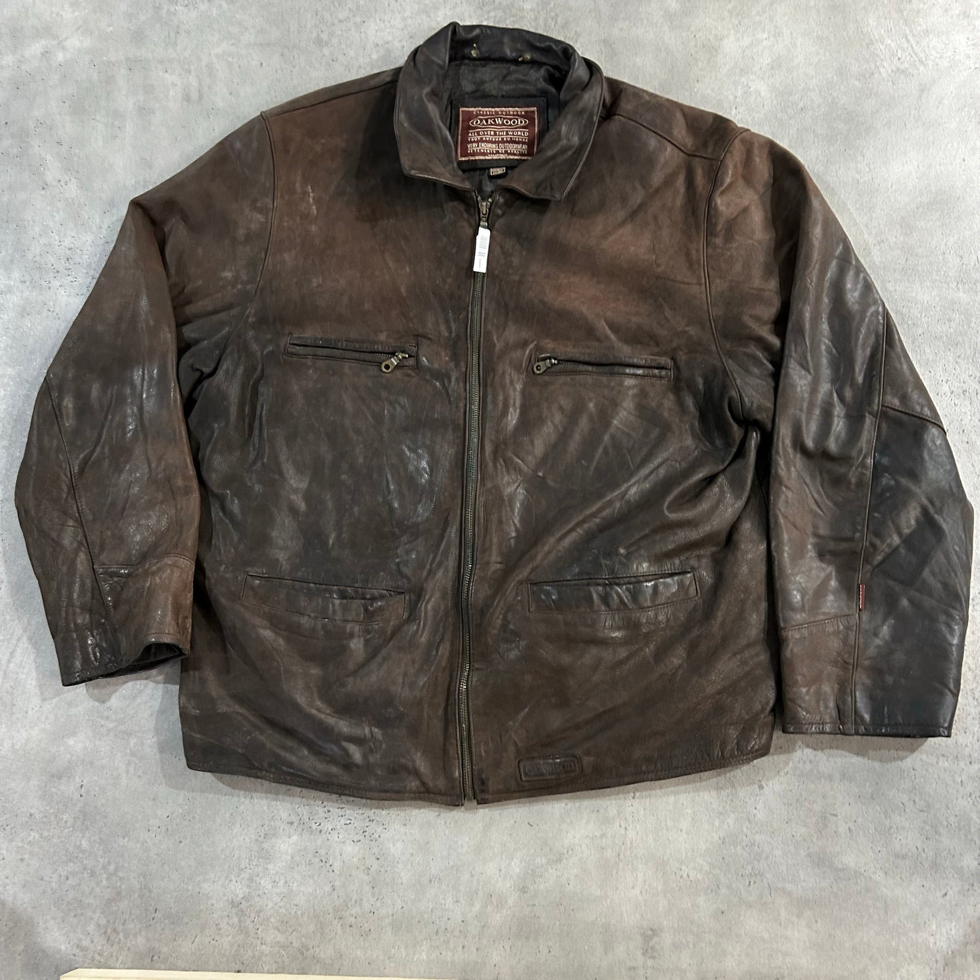 Vintage Oakwood Retro Leather Jackets