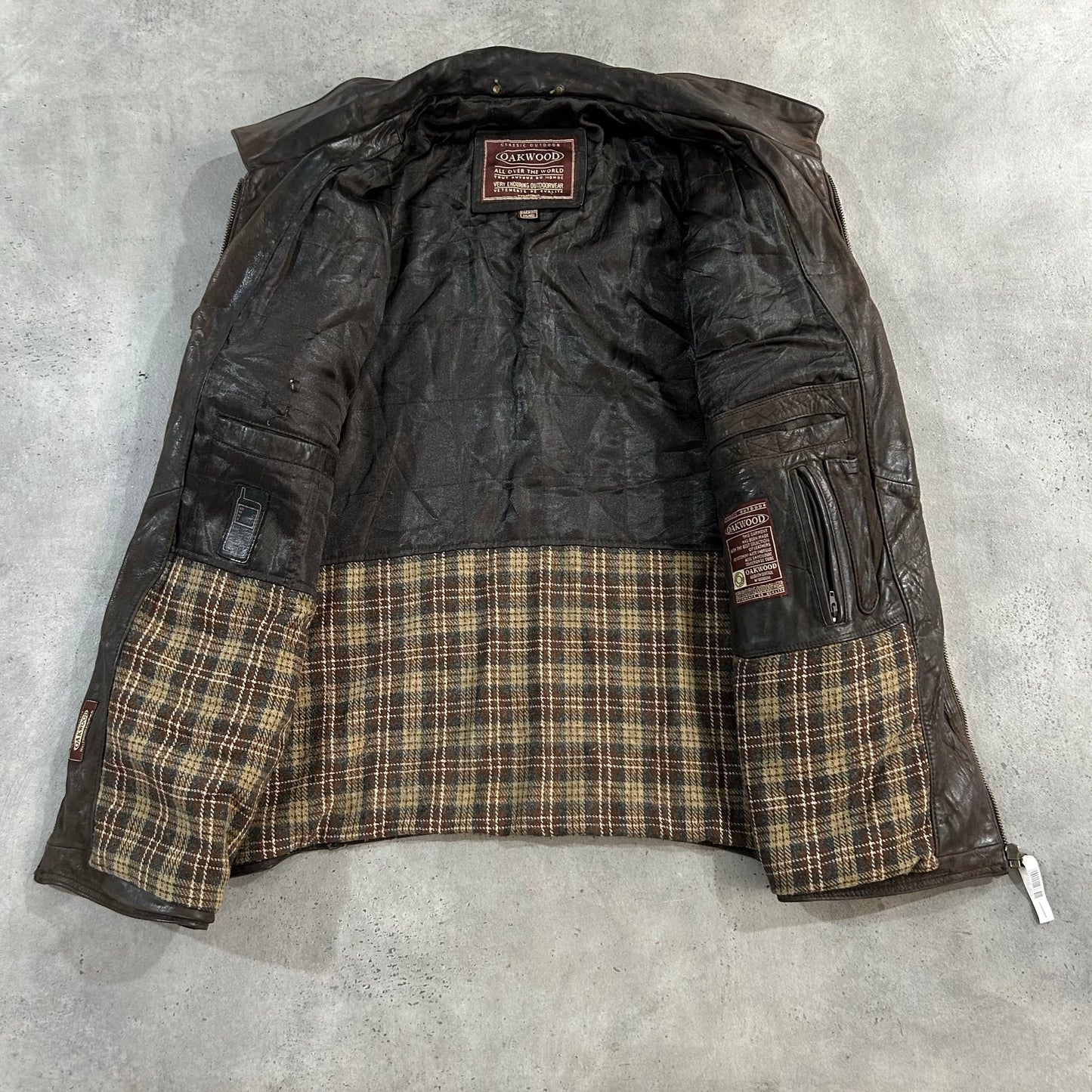 Vintage Oakwood Retro Leather Jackets