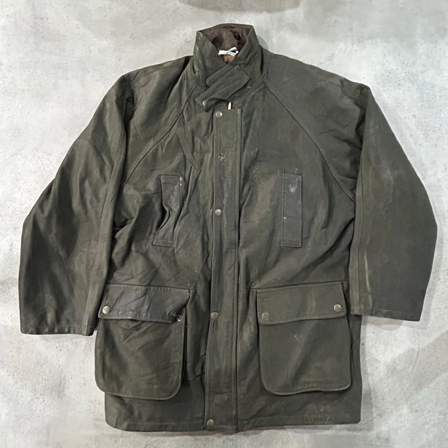 Vintage Redskins Retro Mid-Length Leather Jackets