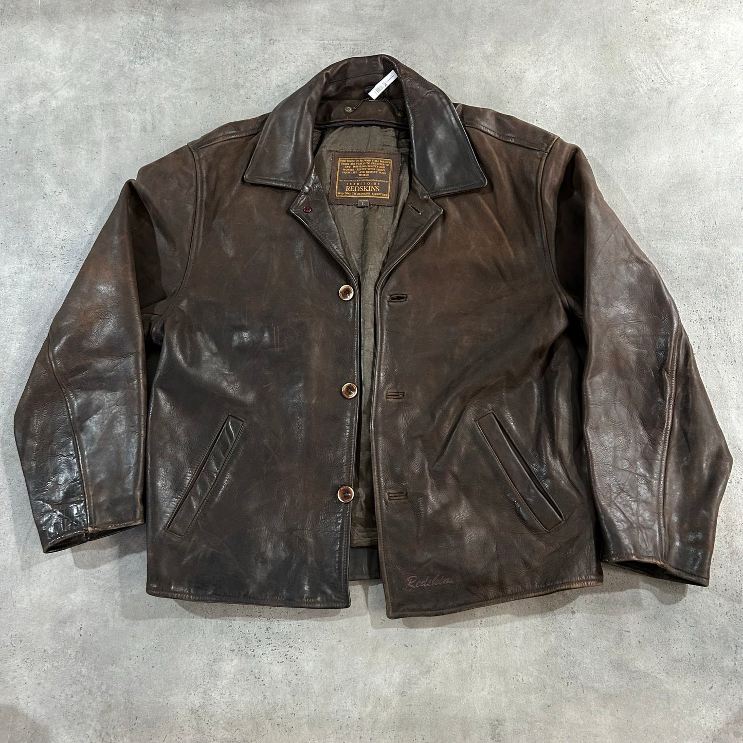 Vintage Redskins Retro Leather Jackets