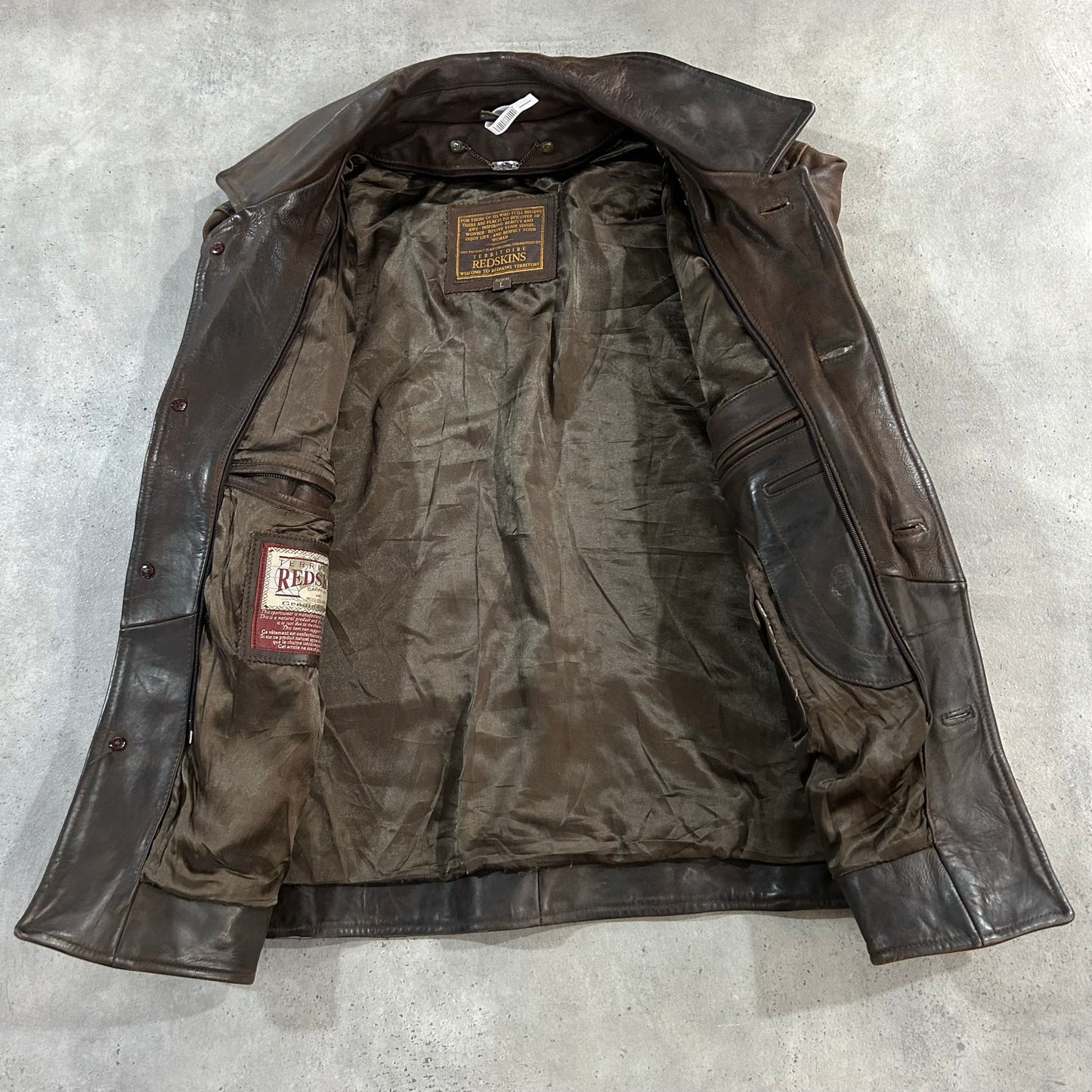 Vintage Redskins Retro Leather Jackets
