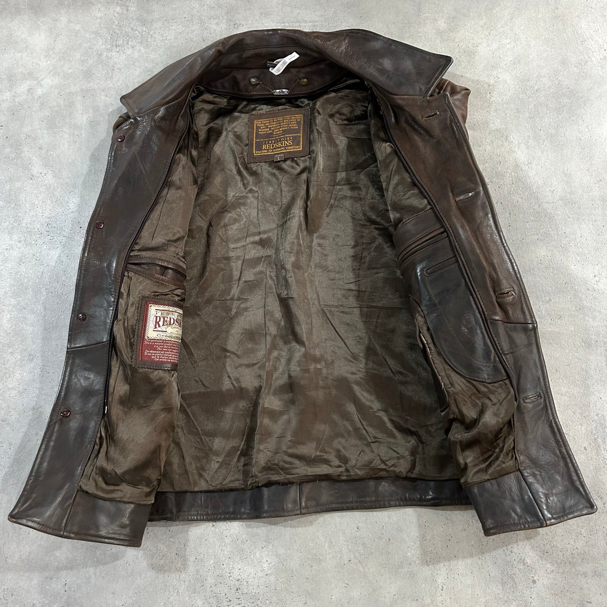 Vintage Redskins Retro Leather Jackets