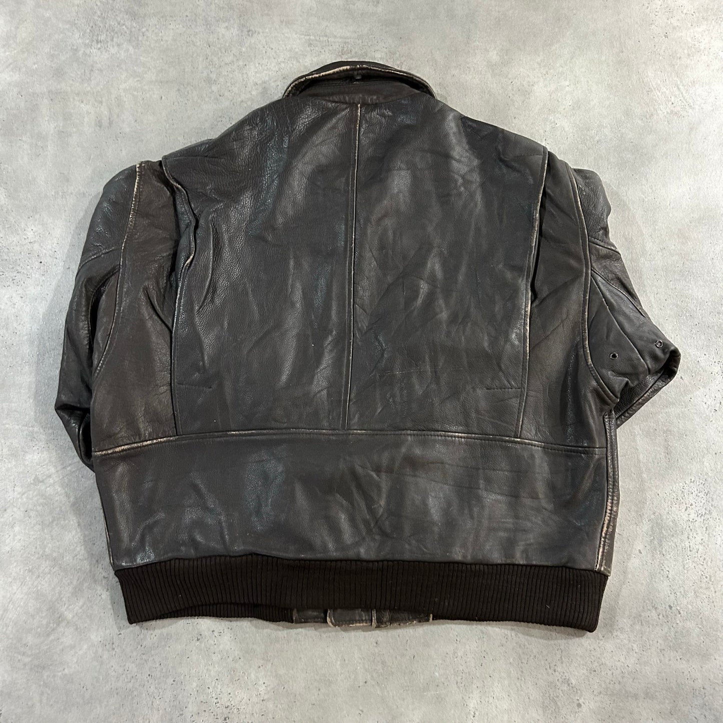 Vintage 70s-90s Germany Retro Flight Leather Jackets