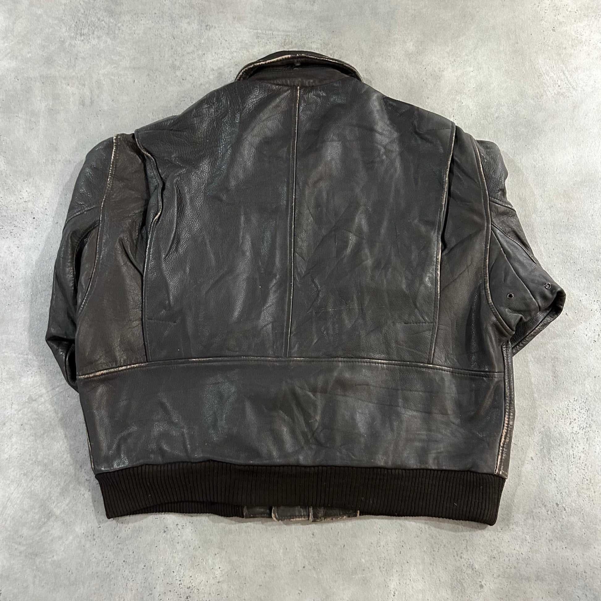 Vintage 70s-90s Germany Retro Flight Leather Jackets