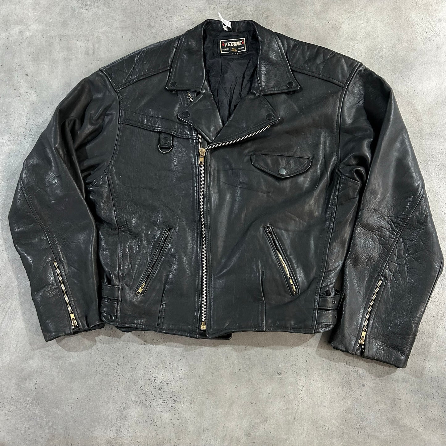 Vintage 70s-90s Retro Double Rider Leather Jackets