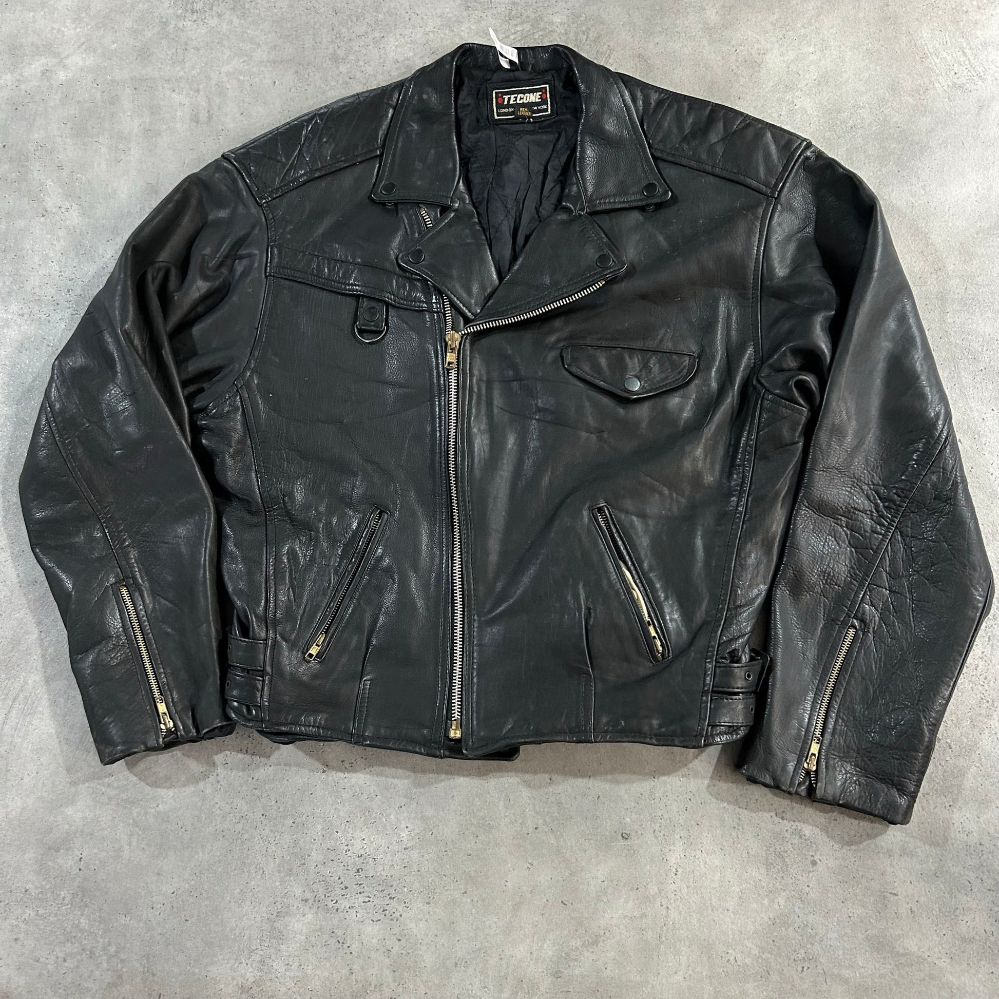 Vintage 70s-90s Retro Double Rider Leather Jackets