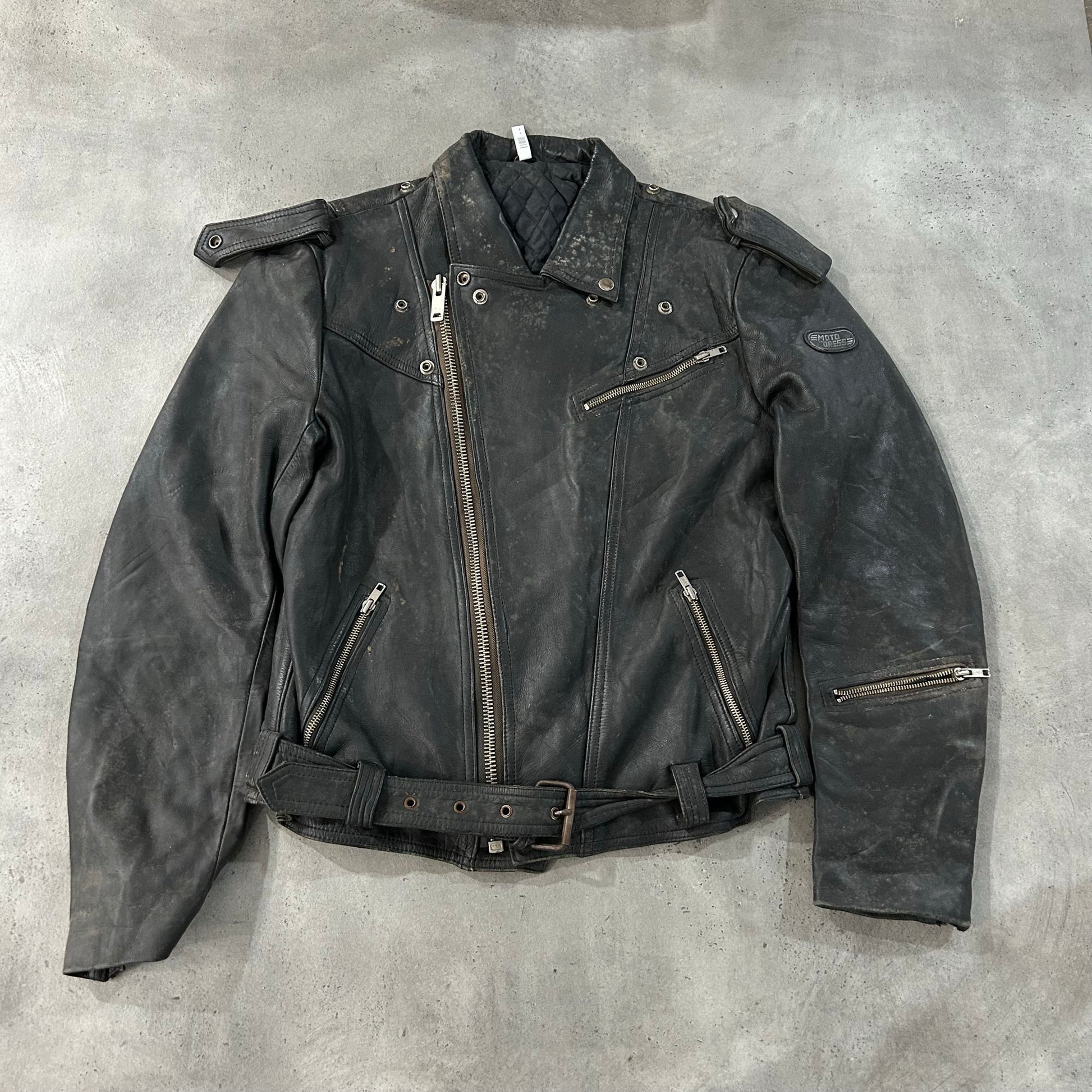 Vintage 70s-90s Germany Double Rider Leather Jackets