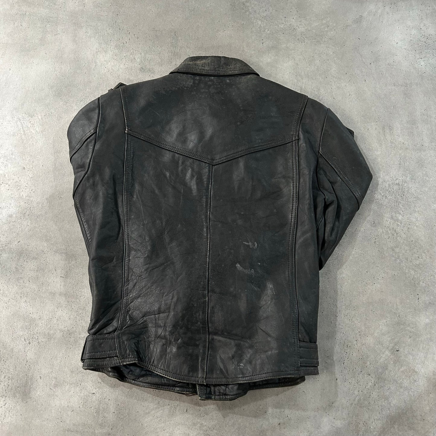 Vintage 70s-90s Germany Double Rider Leather Jackets