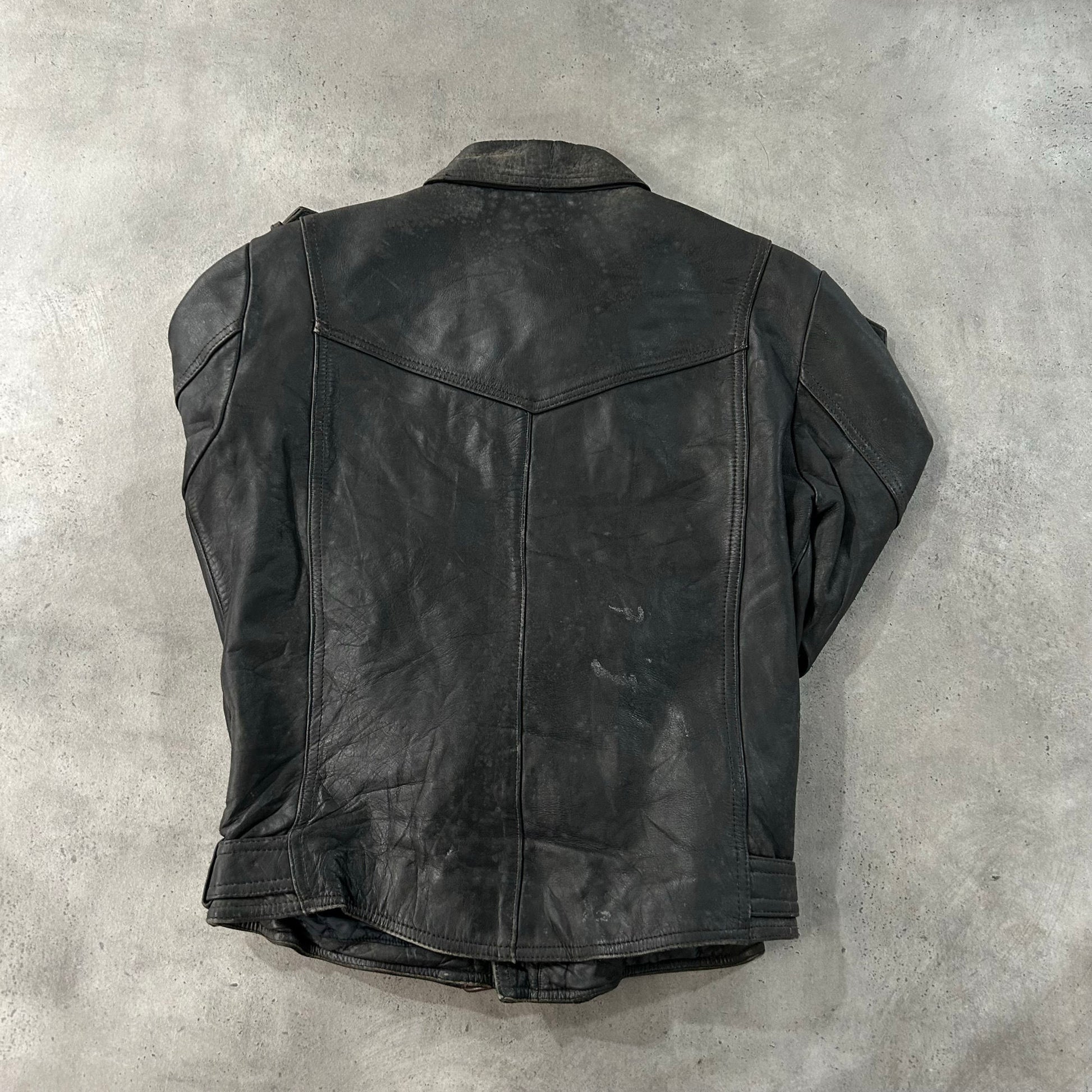 Vintage 70s-90s Germany Double Rider Leather Jackets