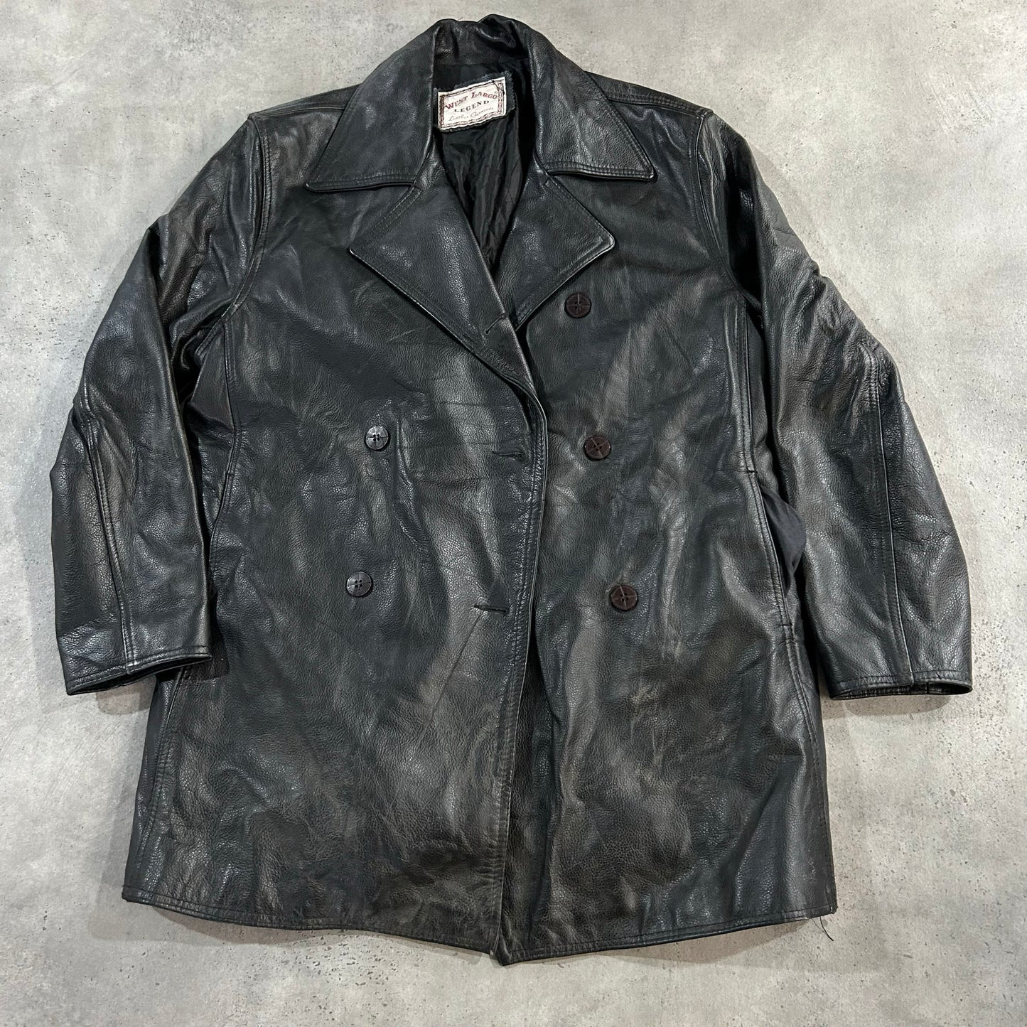 Vintage Retro Mid-Length Leather Jackets