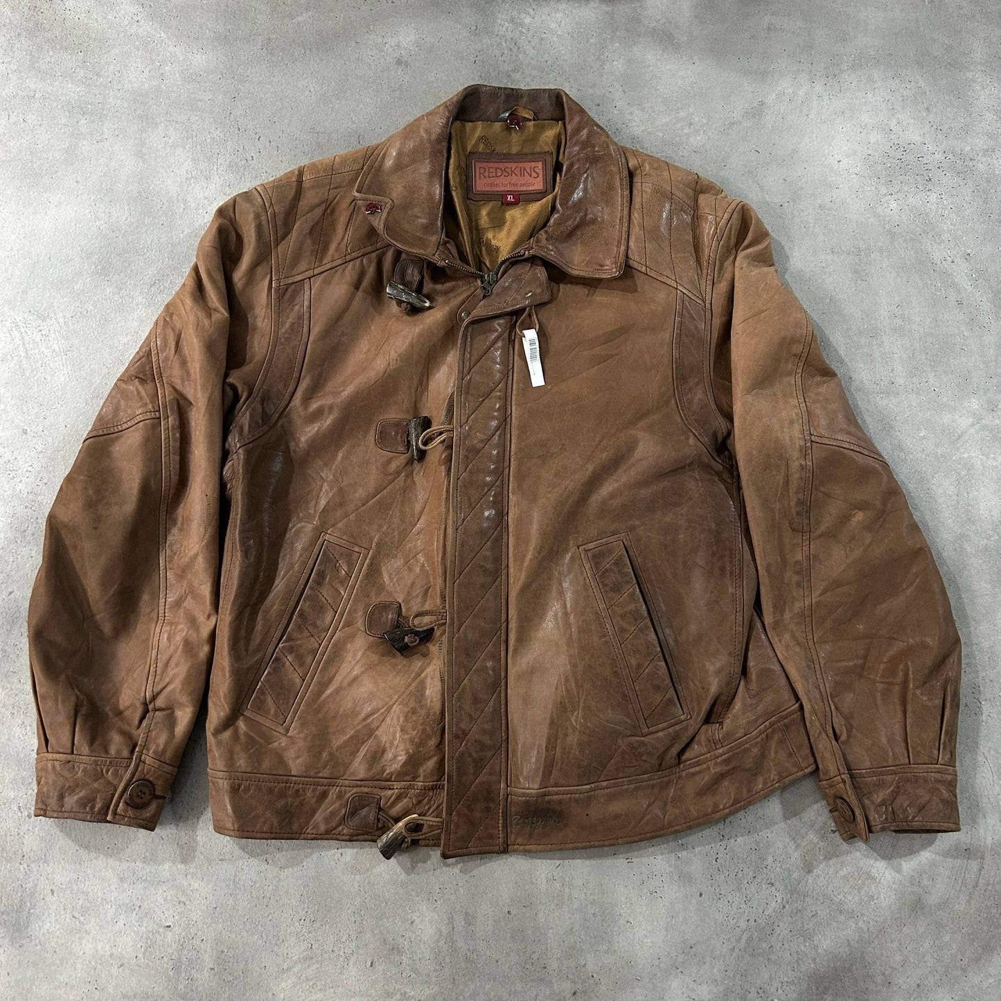 Vintage Redskins Retro Leather Jackets