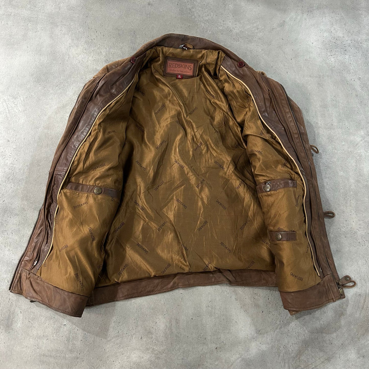 Vintage Redskins Retro Leather Jackets