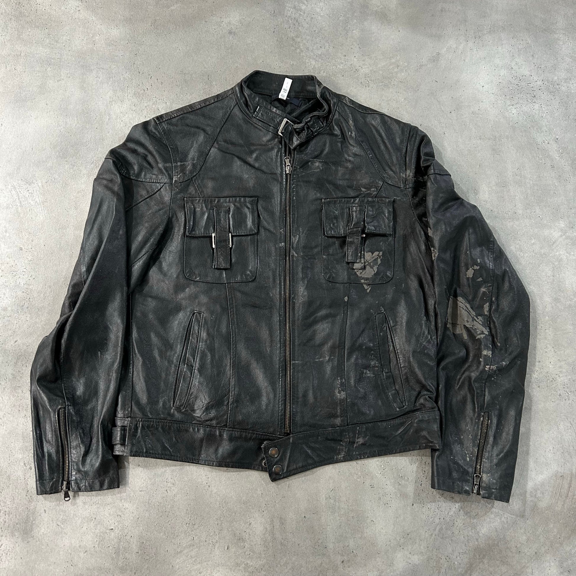 Vintage Italy Retro Leather Jackets