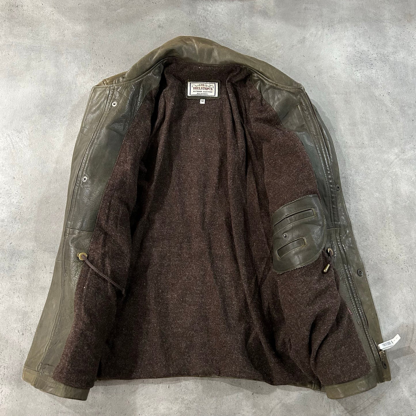 Vintage 70s-90s France Workwear Mid-Length Leather Jackets