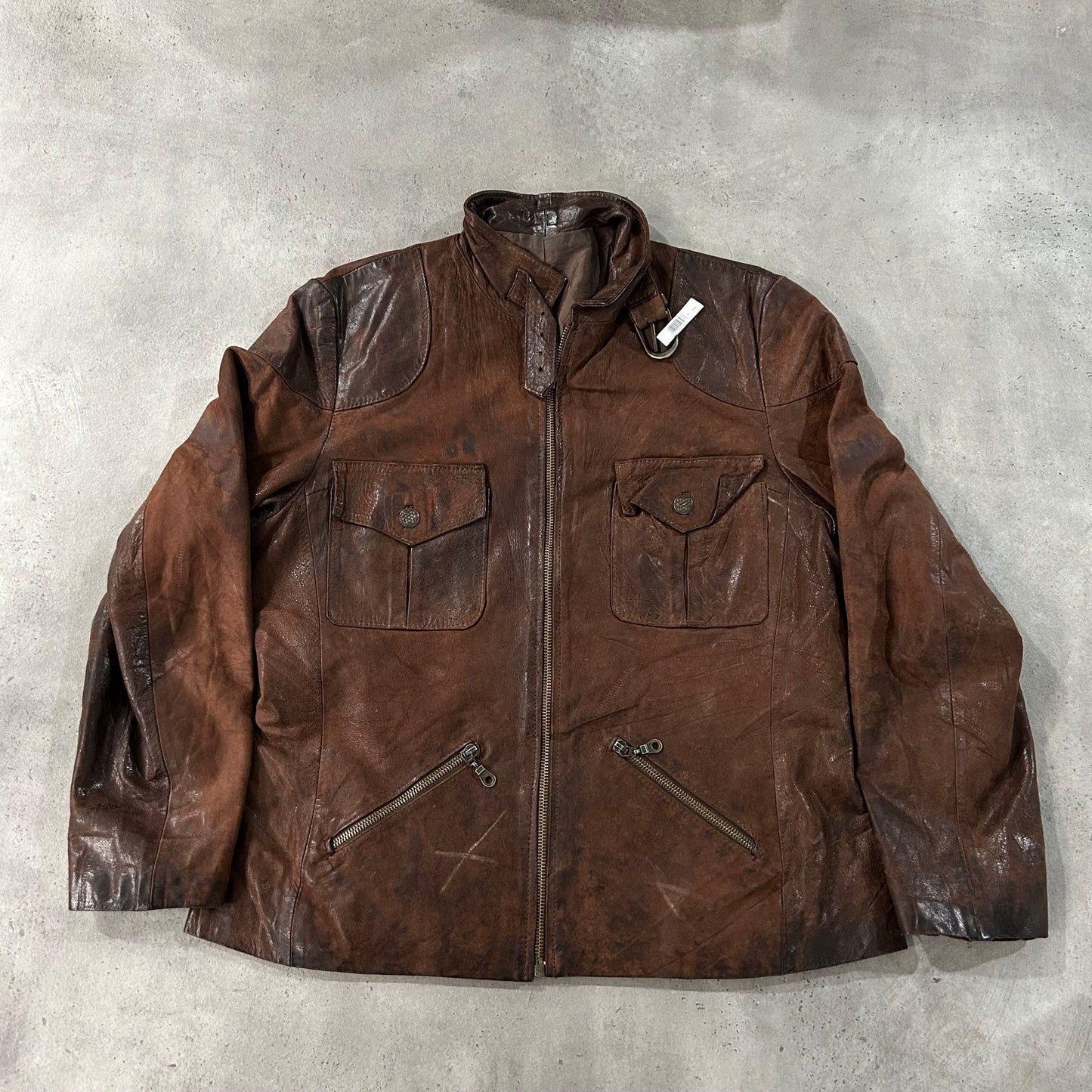 Vintage 70s-90s France Retro Leather Jackets