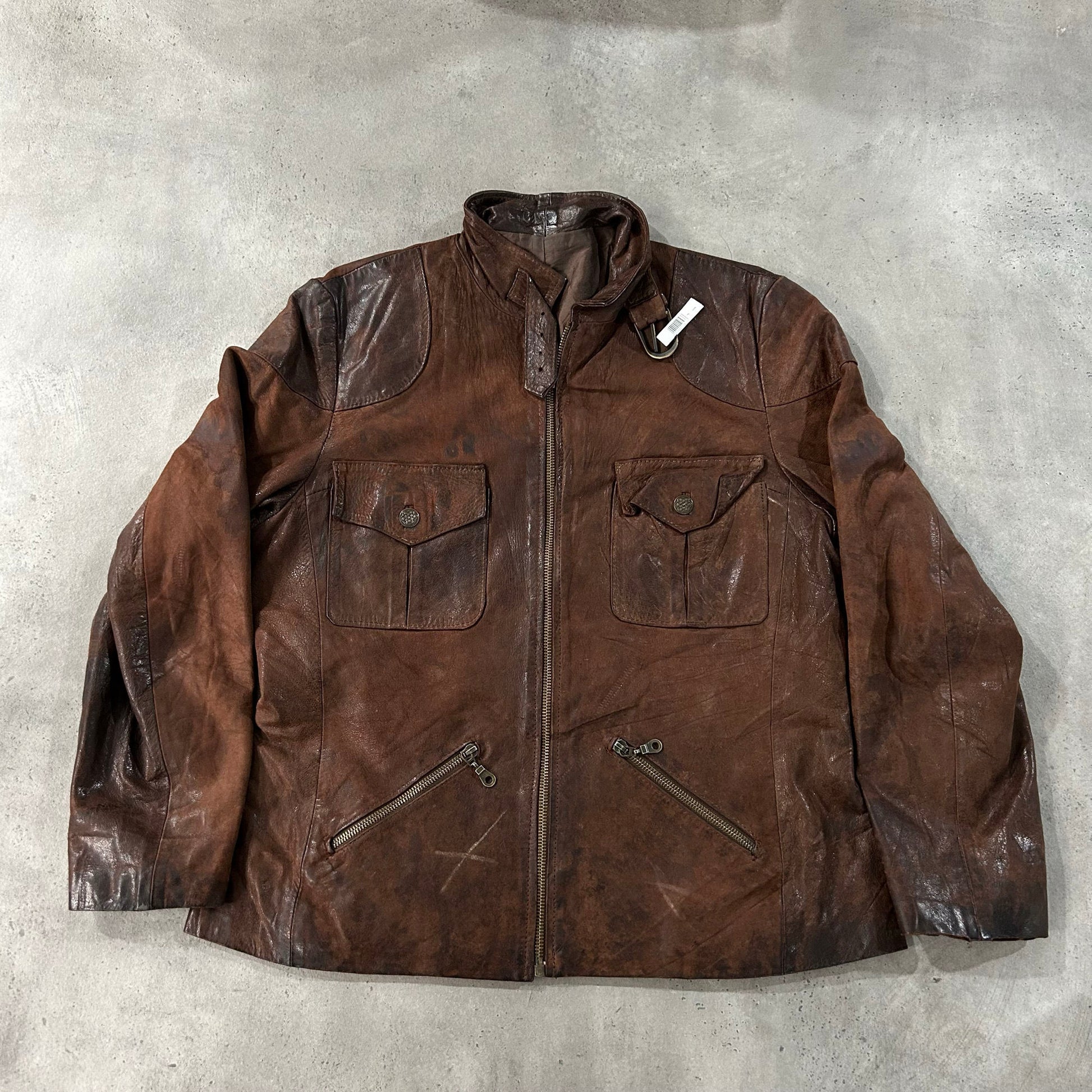 Vintage 70s-90s France Retro Leather Jackets
