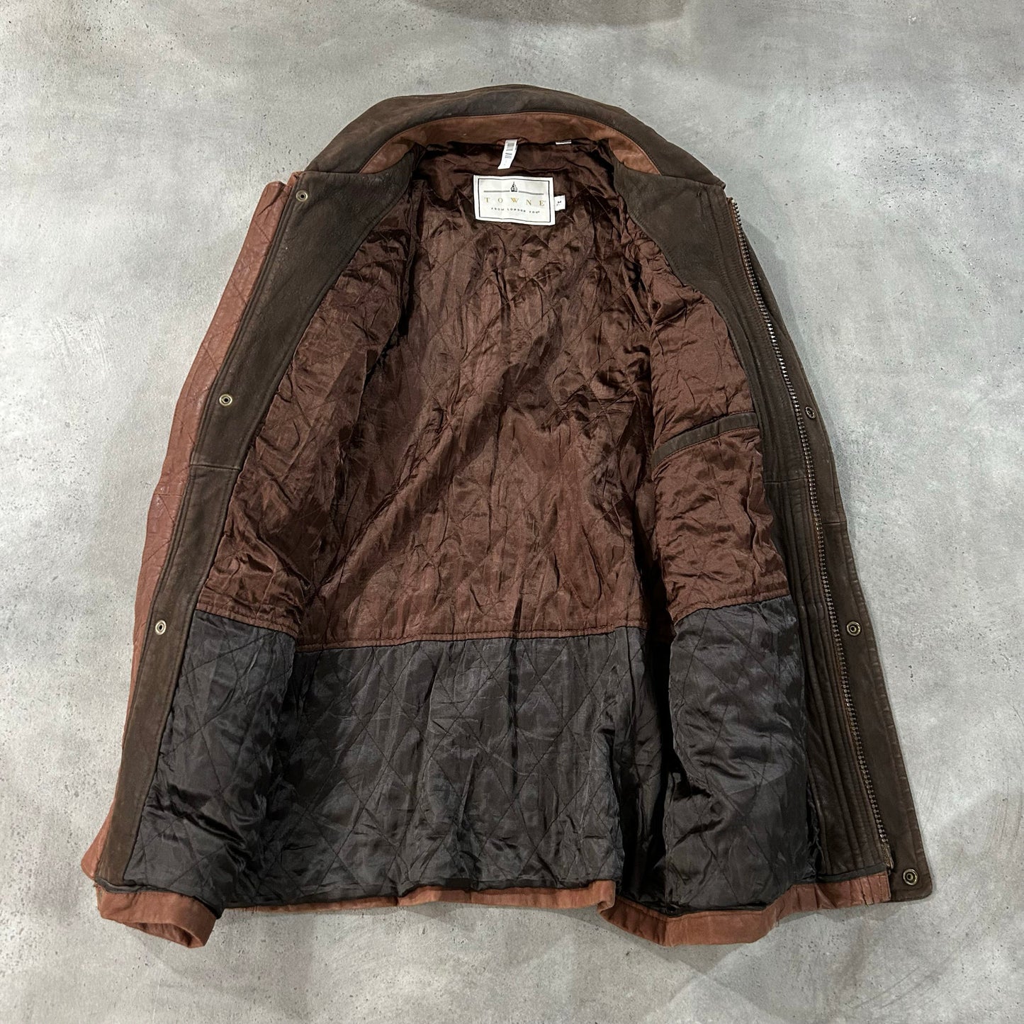 Vintage 70s-90s London Fog Retro Mid-Length Leather Jackets