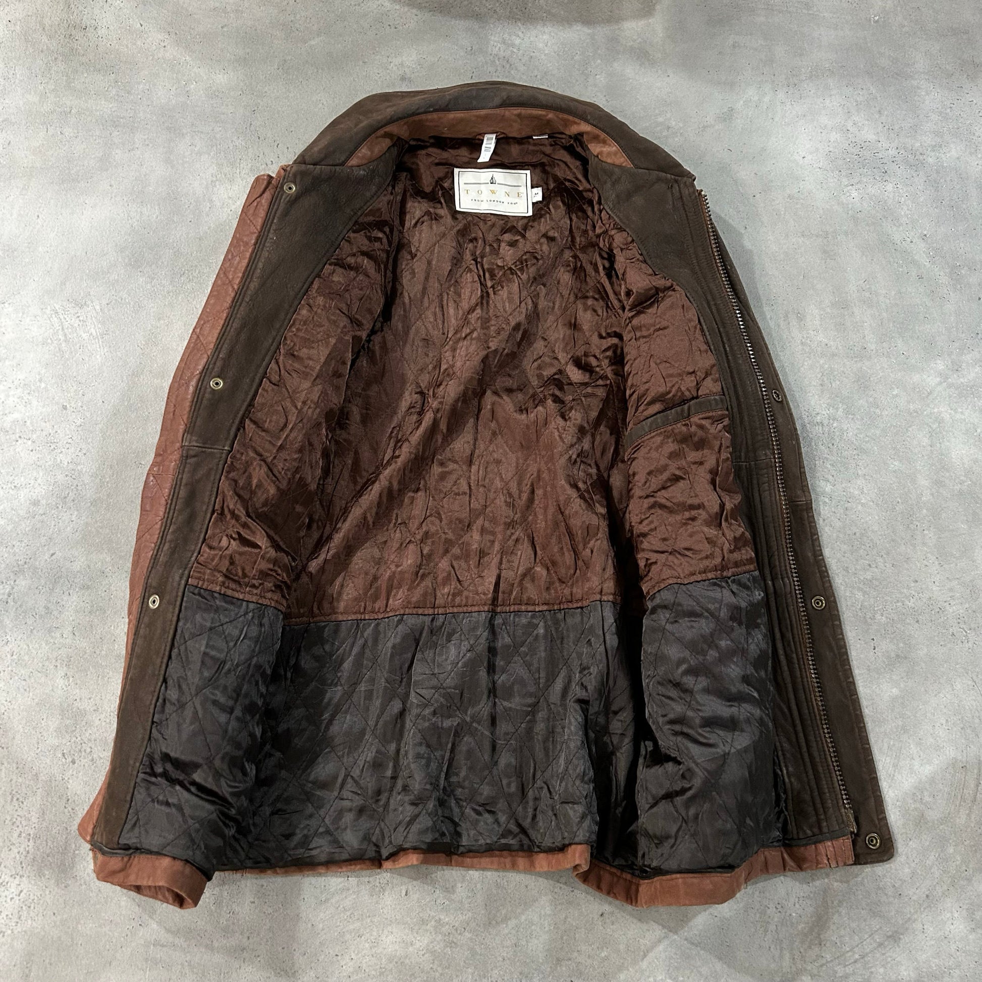 Vintage 70s-90s London Fog Retro Mid-Length Leather Jackets