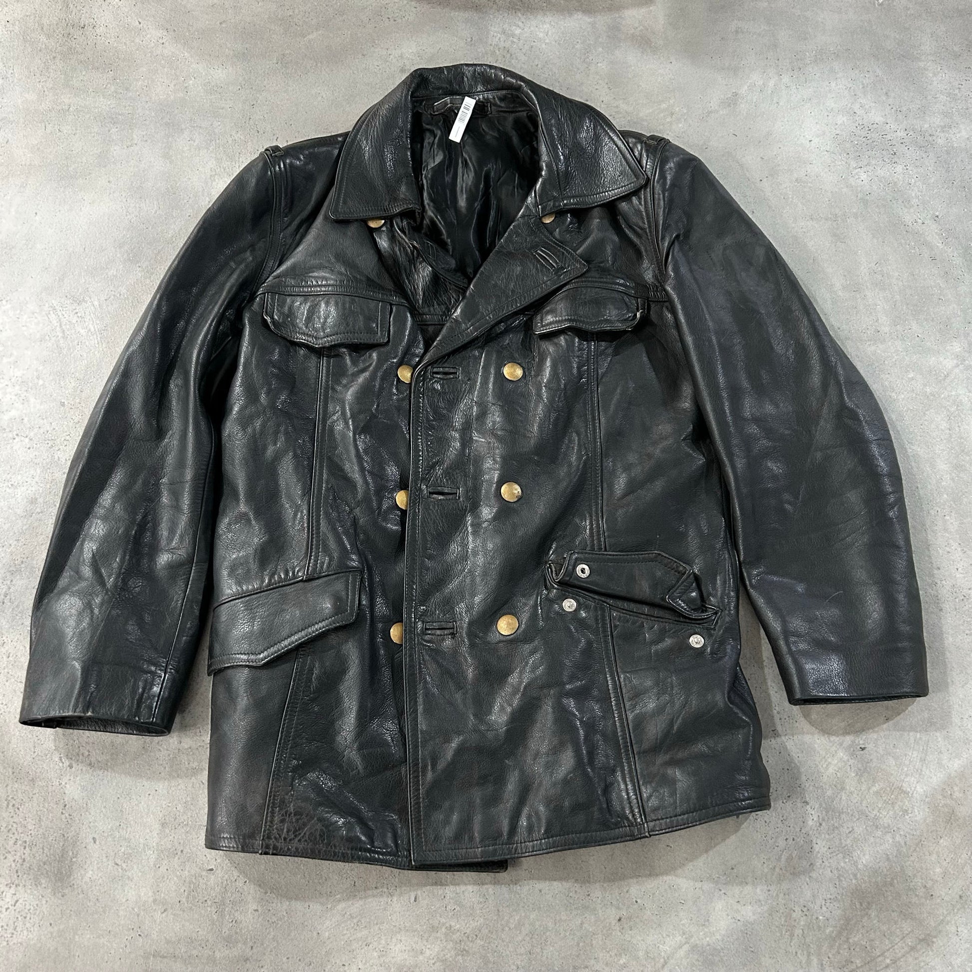 Vintage 70s-90s Germany Retro Mid-Length Leather Jackets