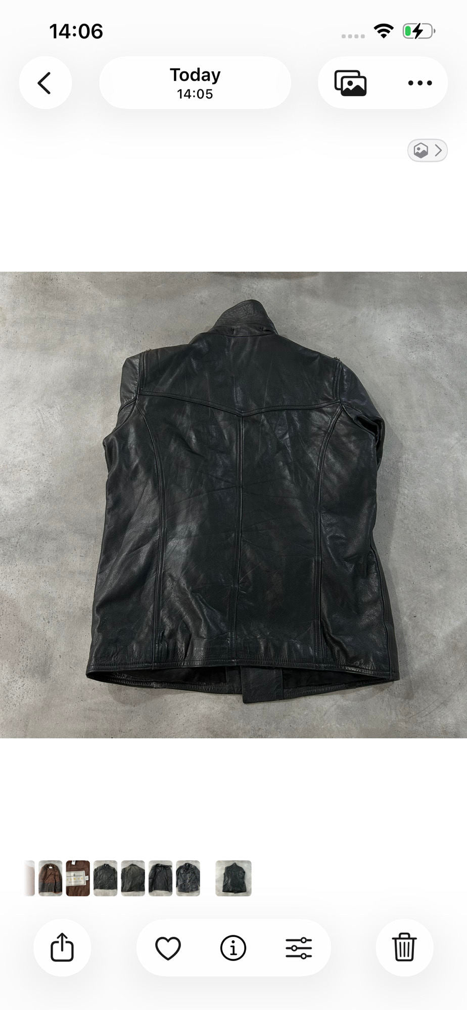 Vintage 70s-90s Germany Retro Mid-Length Leather Jackets