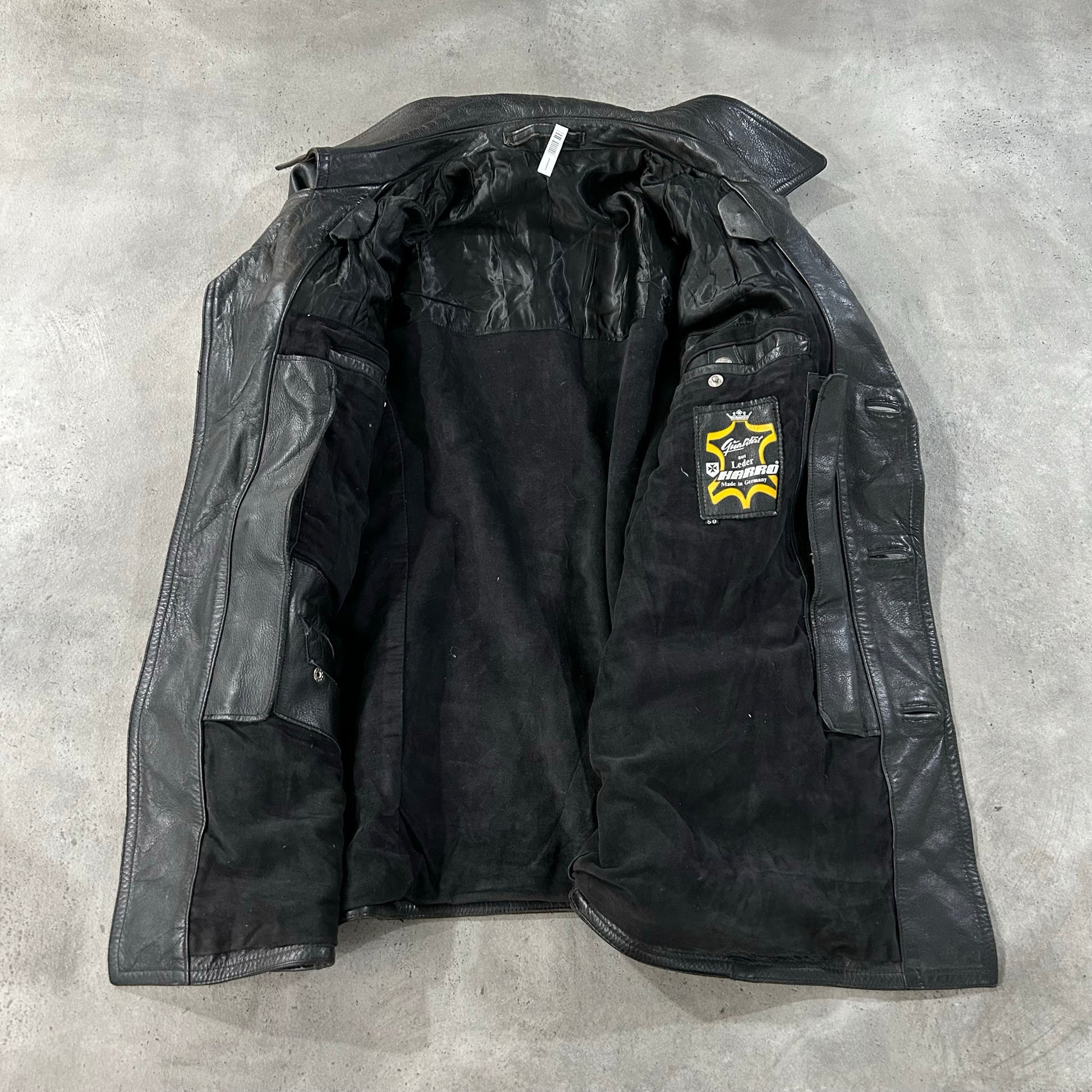 Vintage 70s-90s Germany Retro Mid-Length Leather Jackets