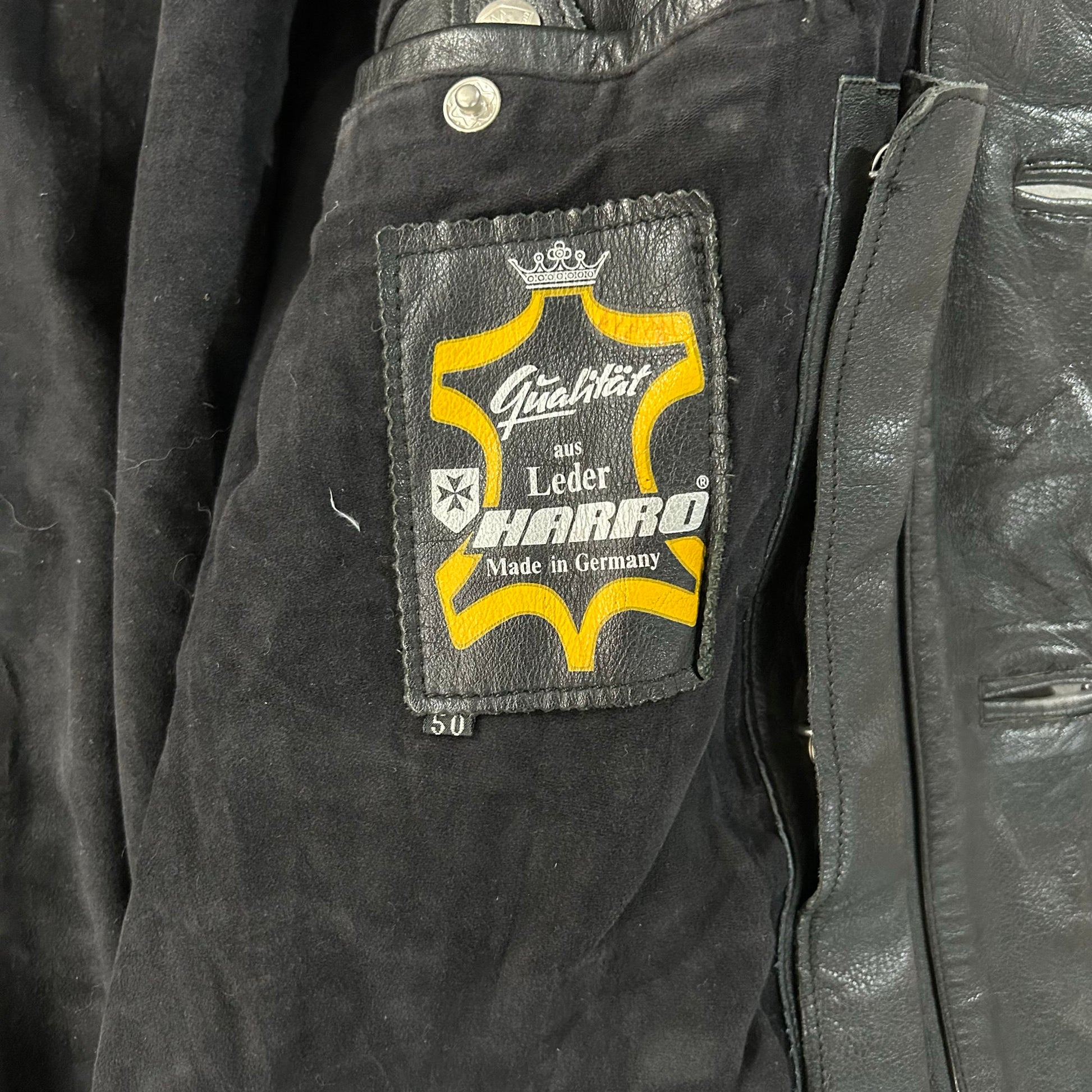 Vintage 70s-90s Germany Retro Mid-Length Leather Jackets