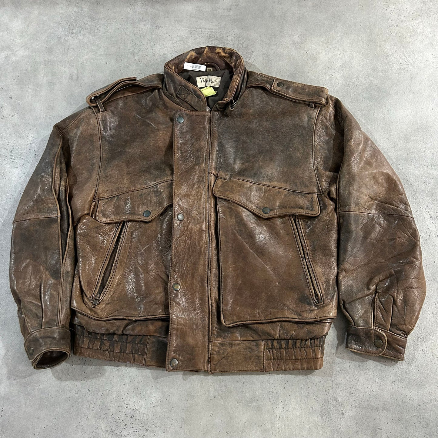 Vintage 70s-90s Military Flight Leather Jackets