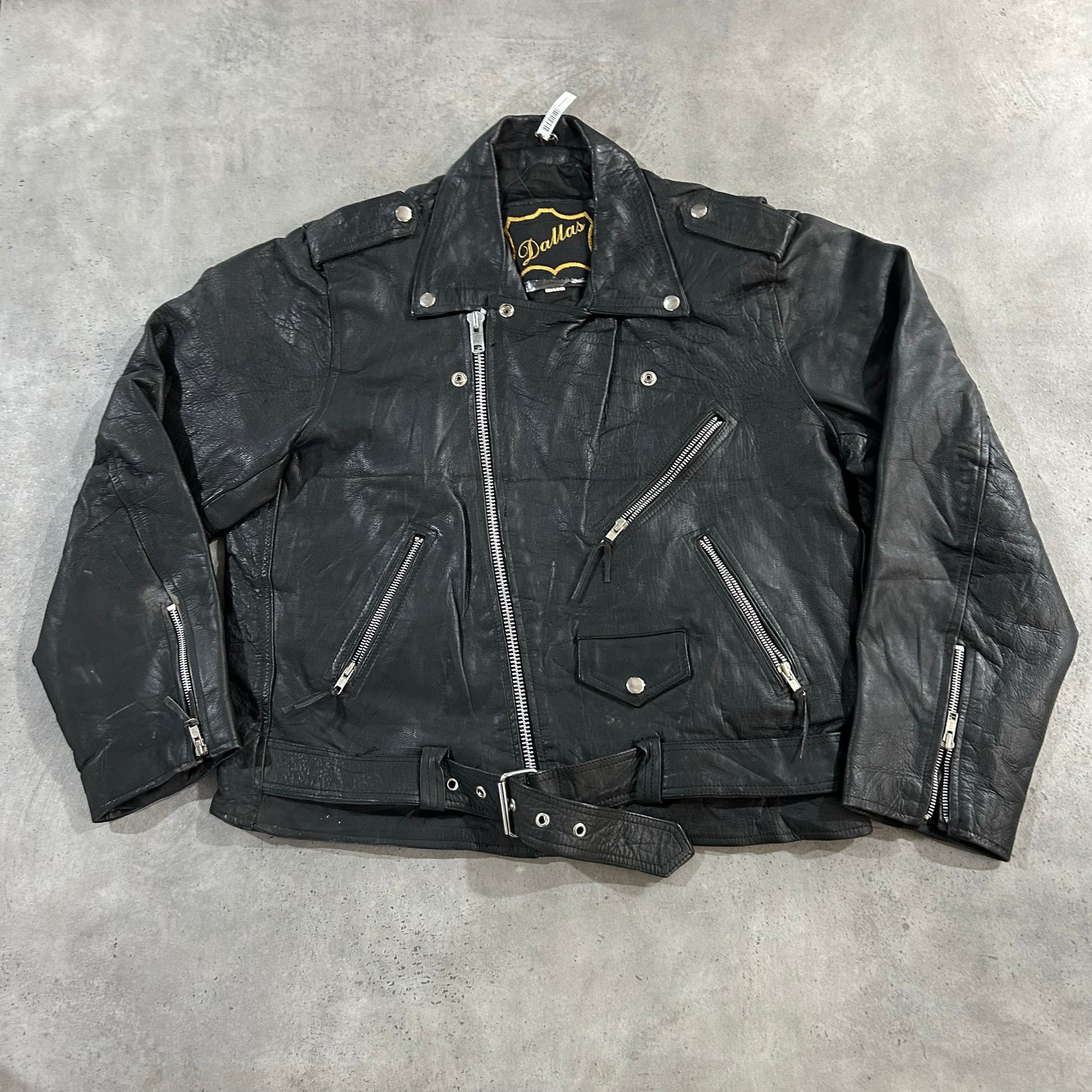 Vintage 70s-90s Retro Double Rider Leather Jackets