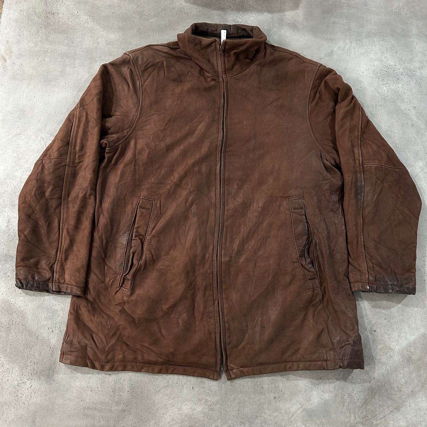 Vintage Mid-Length Leather Jackets