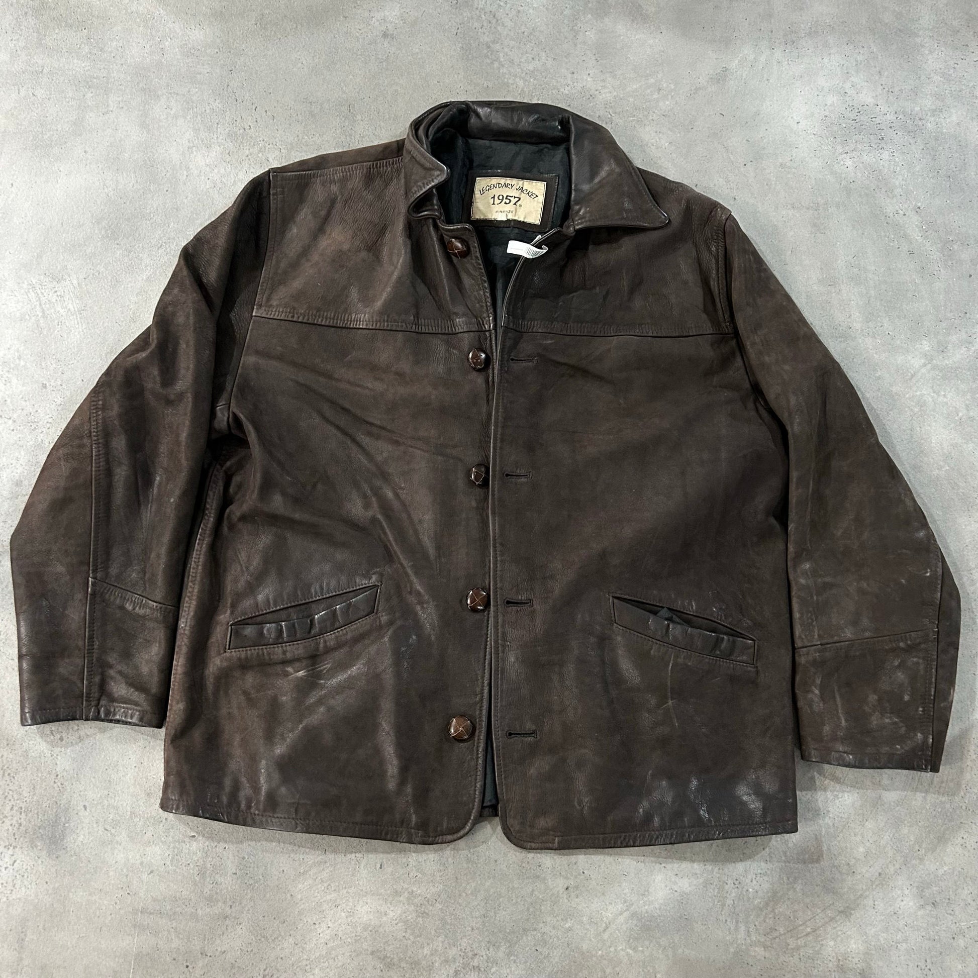 Vintage Italy Retro Leather Jackets