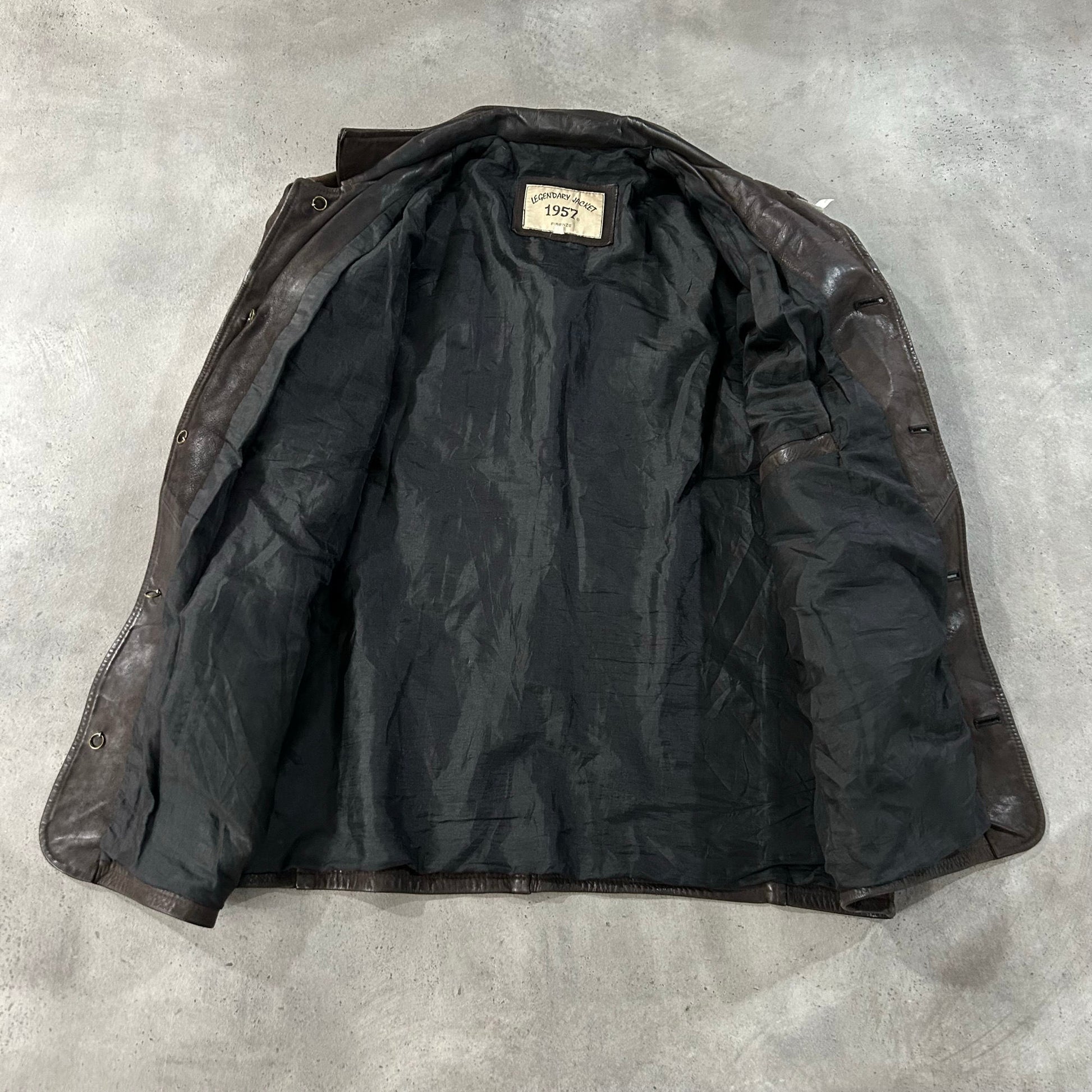 Vintage Italy Retro Leather Jackets