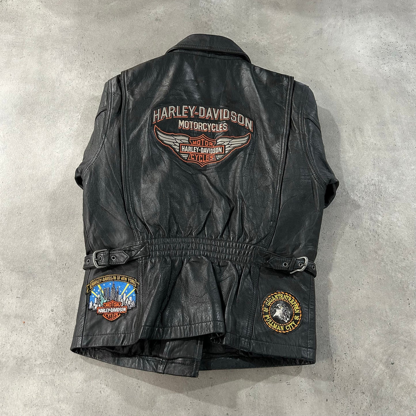 Vintage Harley-Davidson Retro Double Rider Leather Jackets