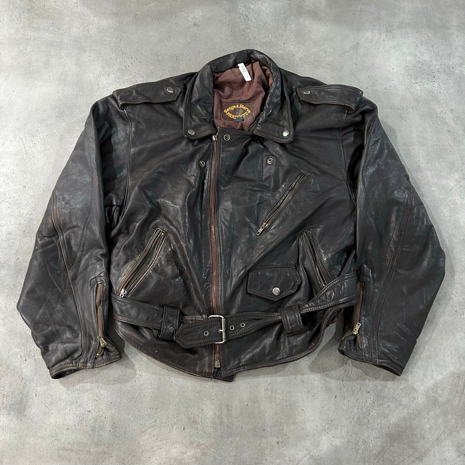 Vintage Retro Double Rider Leather Jackets